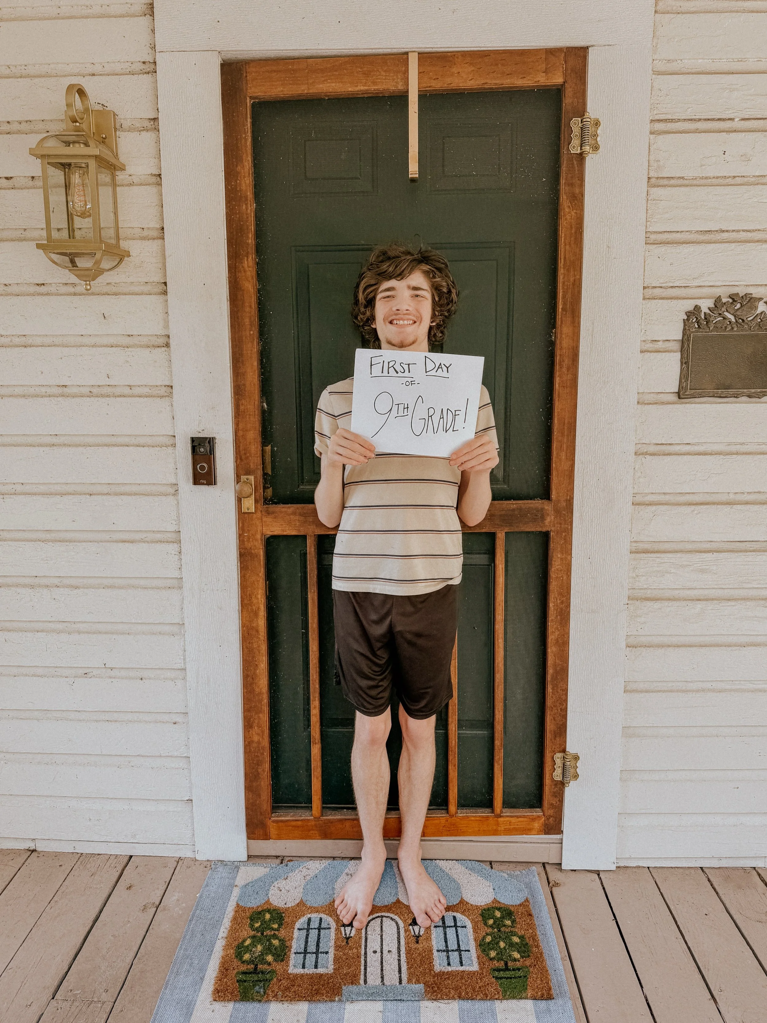 First day of 9th grade!

How is Jude in high school? How is my tiny baby 15 and in HIGH SCHOOL? I don&rsquo;t understand. I&rsquo;m already ready to go back to the beginning and do it all over again. I miss the little days. 

It&rsquo;s crazy looking