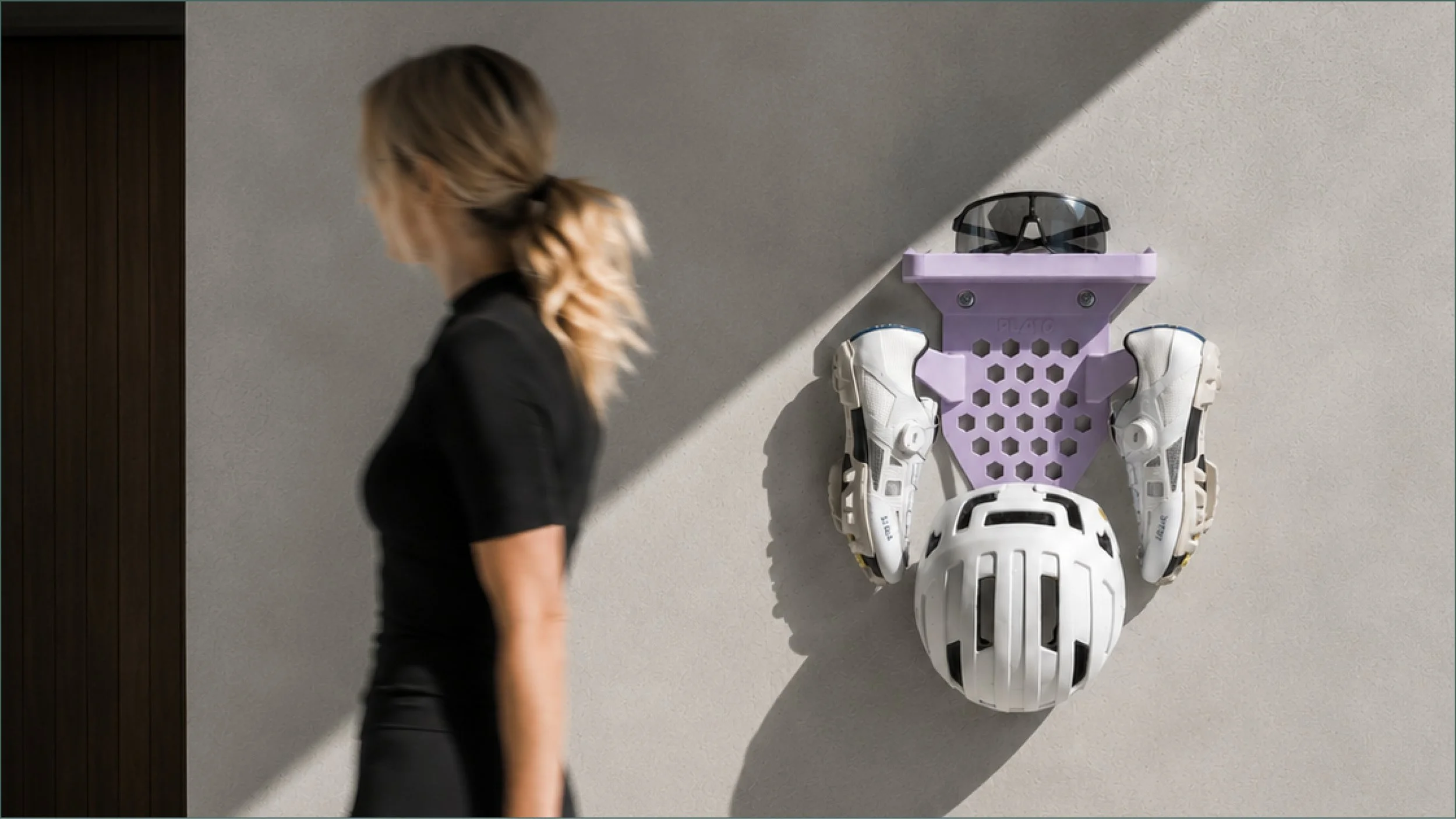 Support mural PLATO lilas