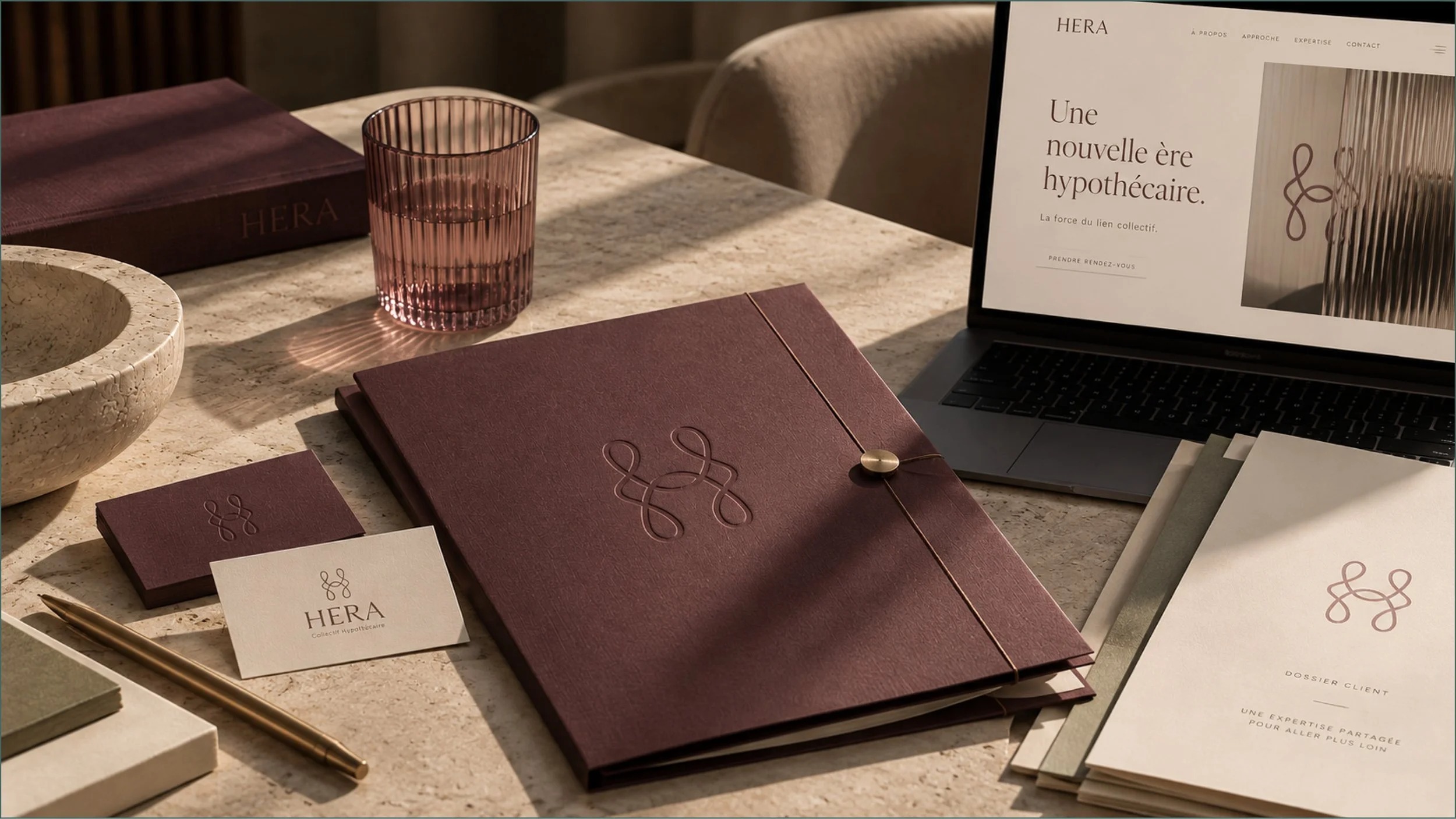 Mise en scène branding HERA