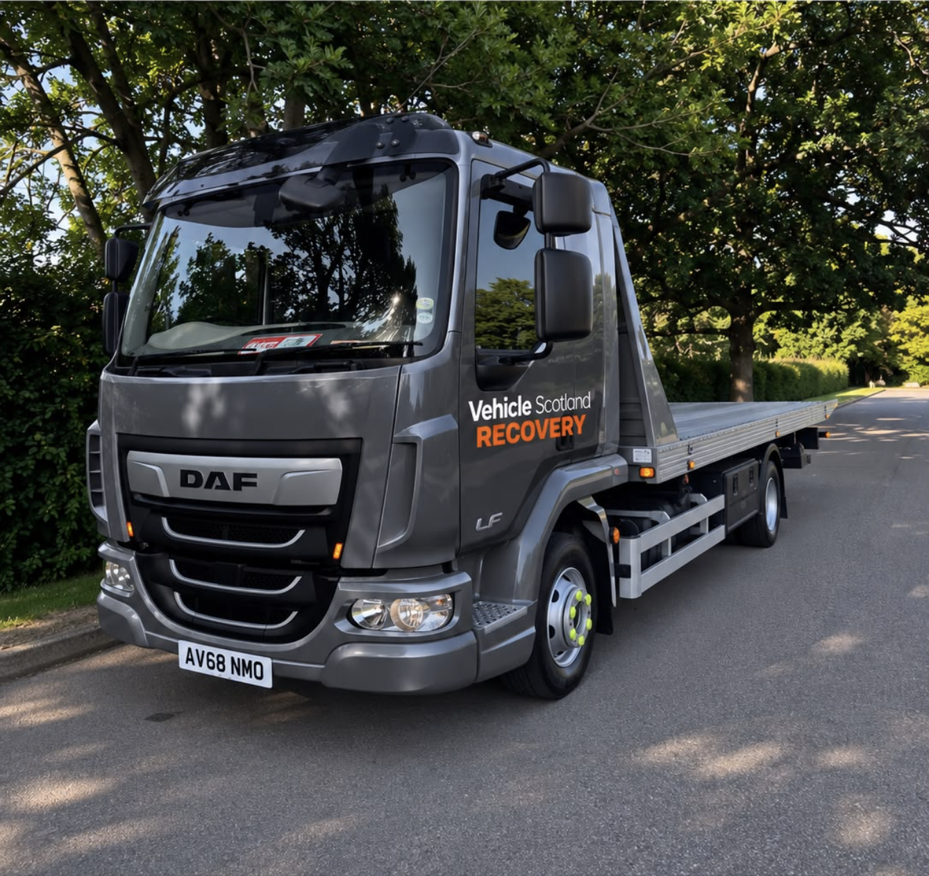 Vehicle Scotland Recovery Truck