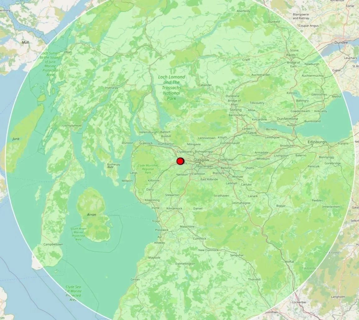 Recovery Central Scotland Radius