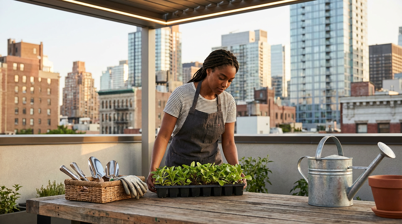 Rooftop Garden Installation