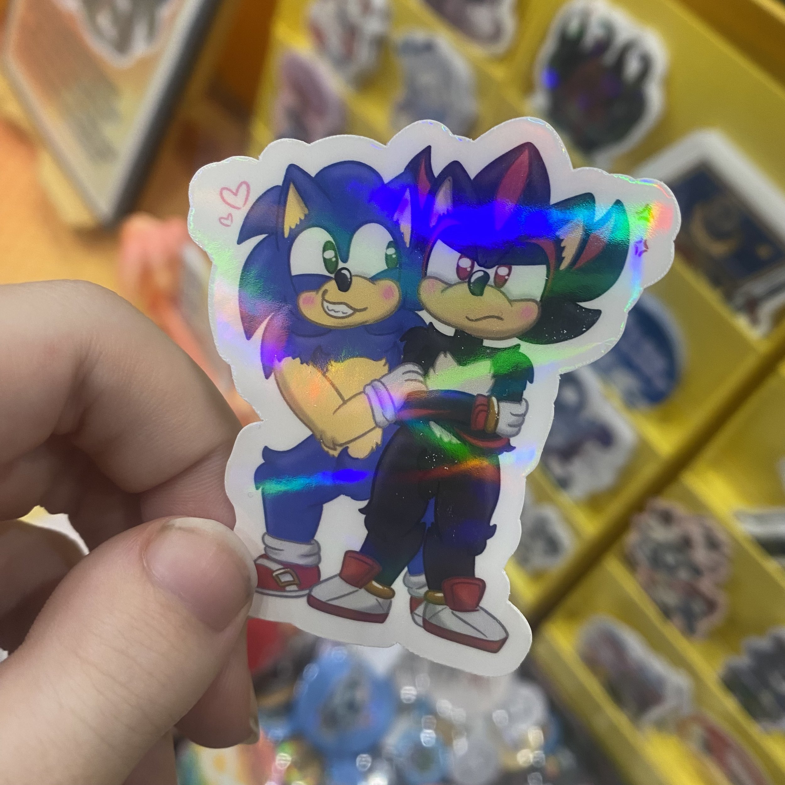 Sonadow (Shadow x Sonic) Sticker