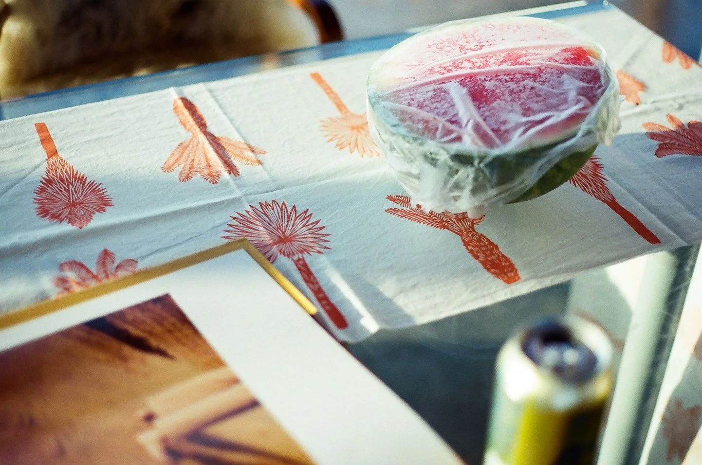 Artist Alyson Fox photographed Mexchic Mexican textile collection in Austin Texas