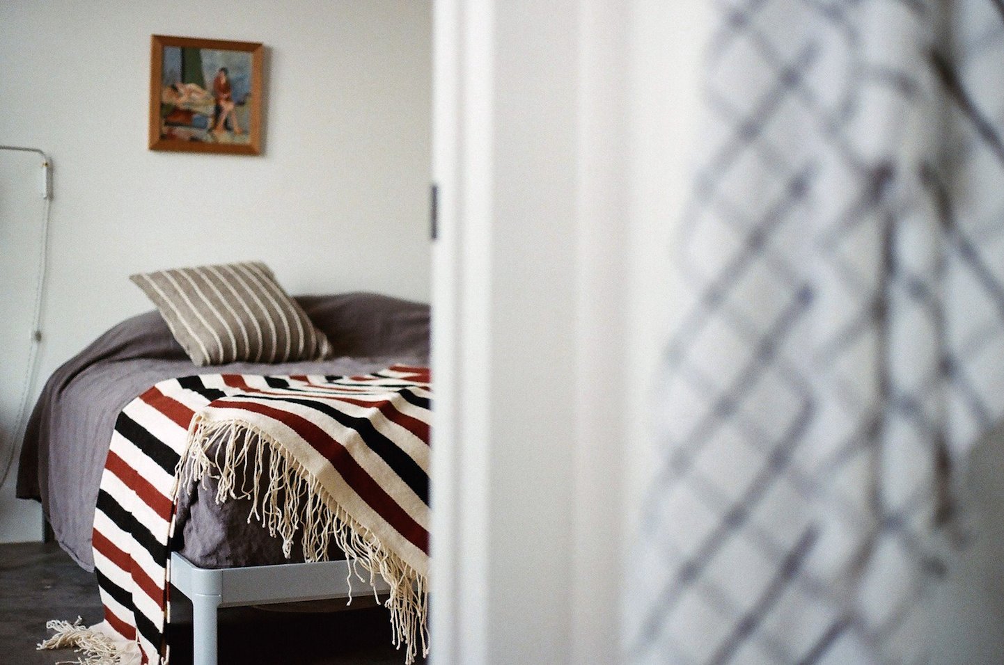 Artist Alyson Fox photographed Mexchic Mexican textile collection in Austin Texas