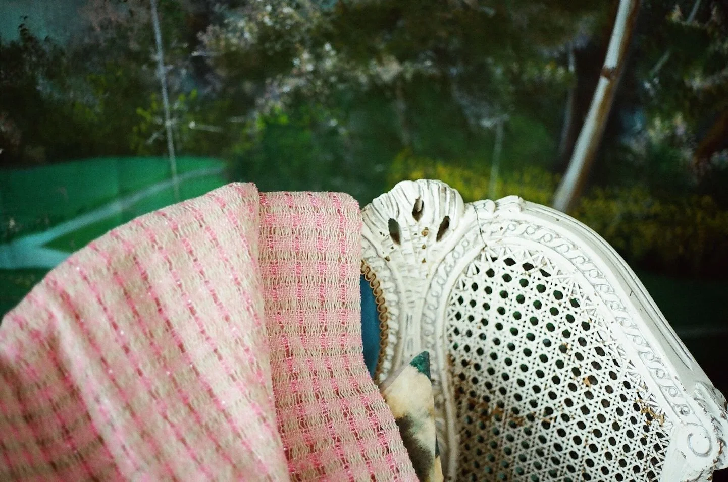 Artist Alyson Fox photographed Mexchic Mexican textile collection in Austin Texas