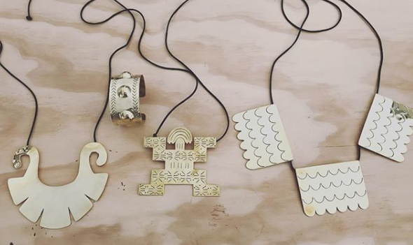 Brass jewelry collection Mexchic taxco mexico oaxaca mexican design warrior Colombian craft butterfly iconography traditional design fashion mexico