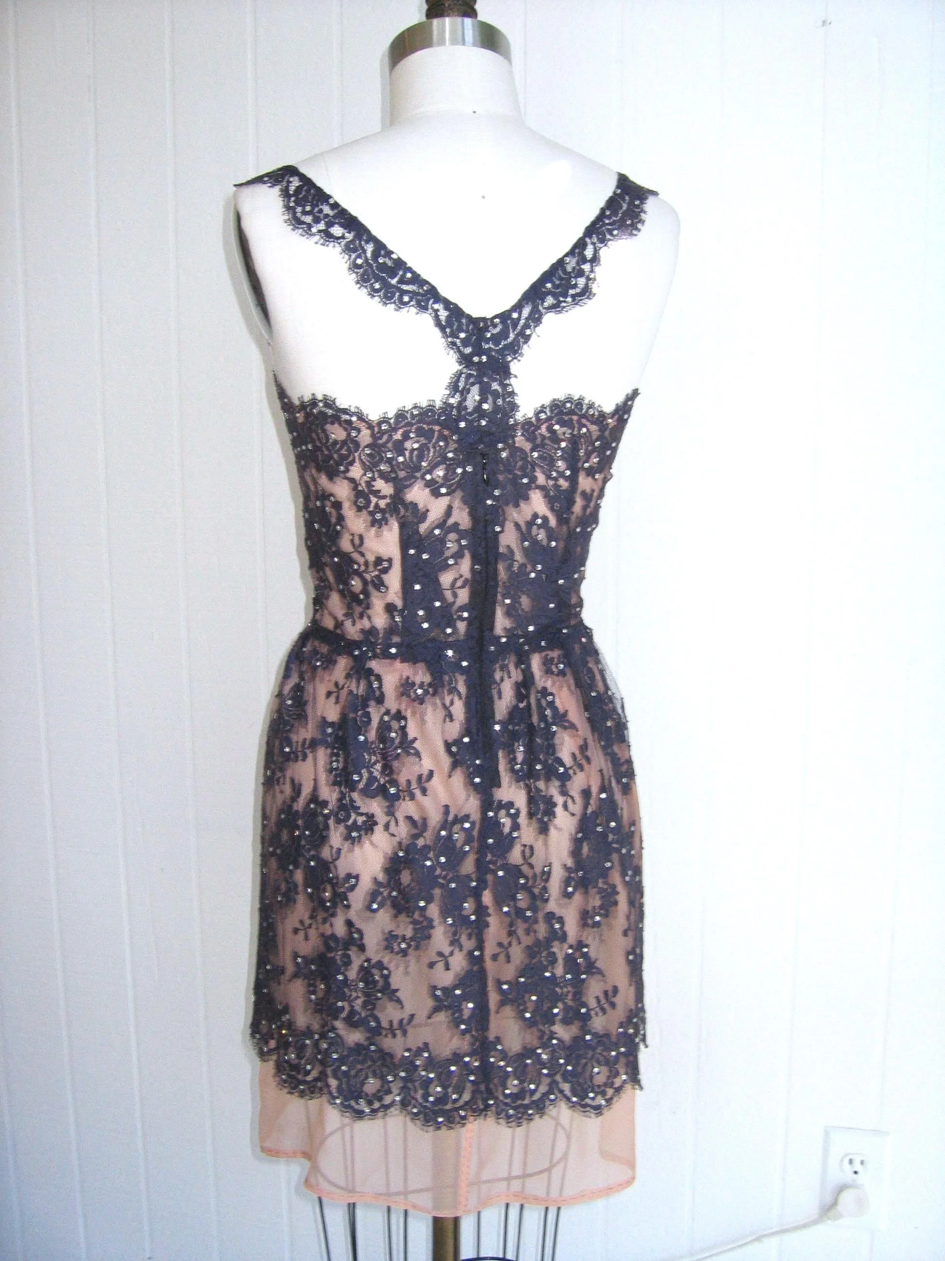 plum sparkle lace dress with  rhinestones back.jpg