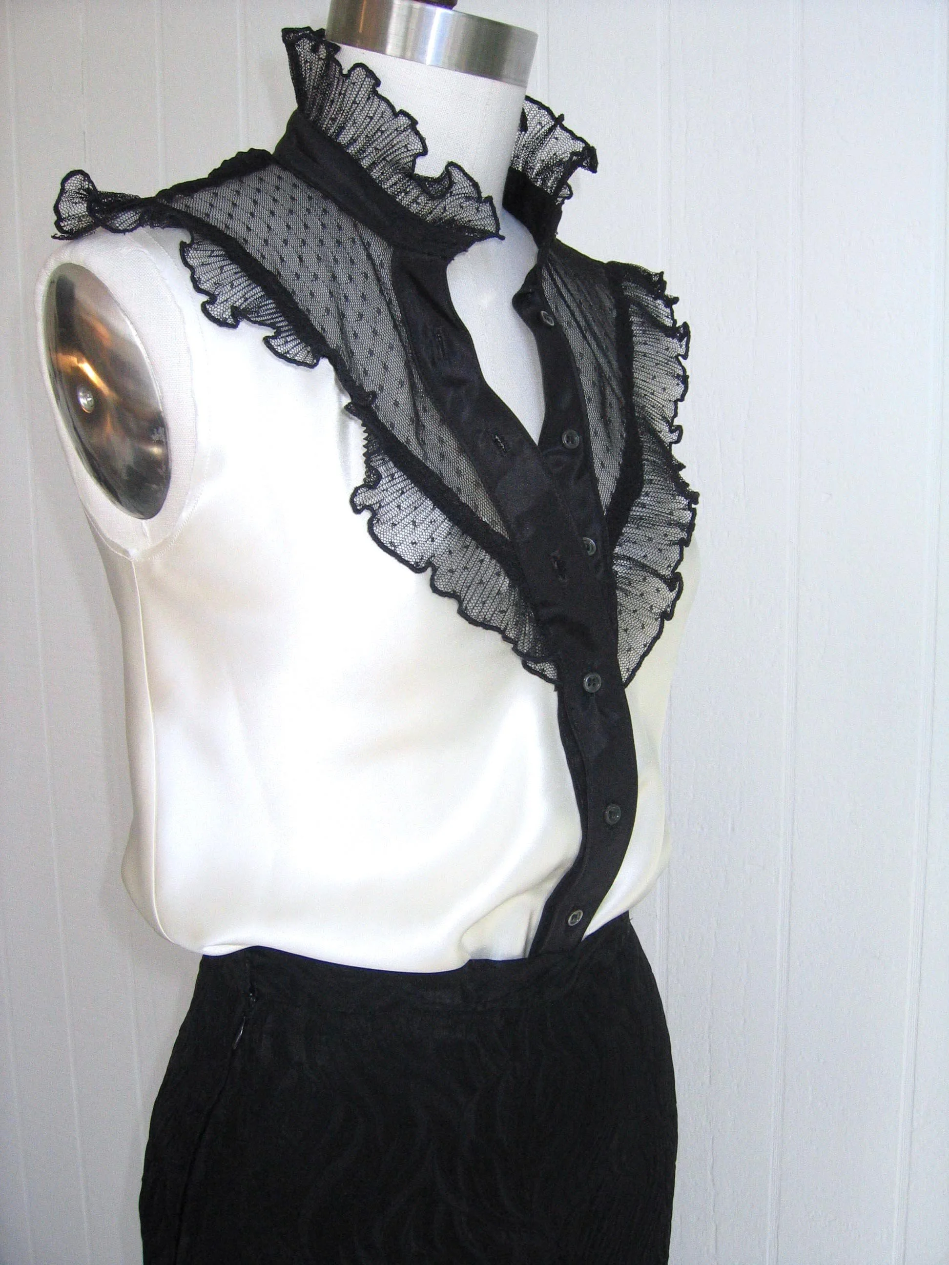 dollie west silk top with  ruffle neck.jpg