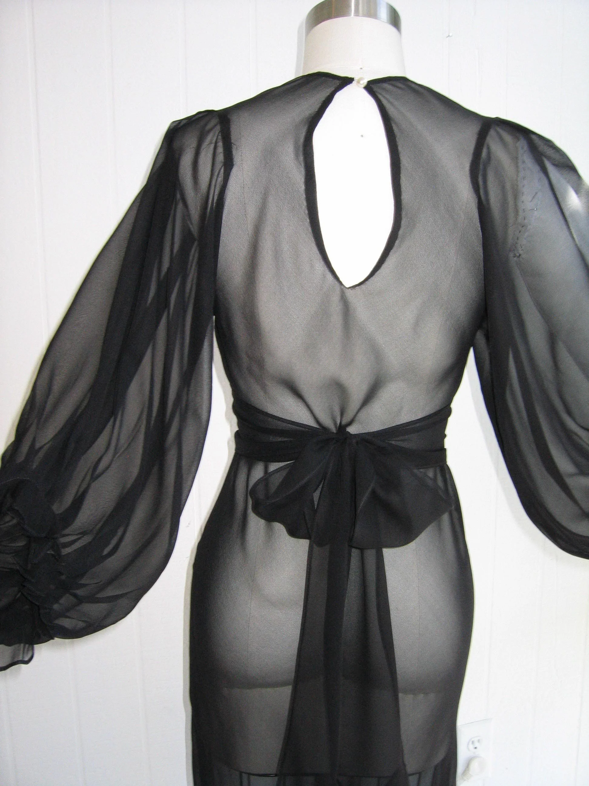 carolina black chiffon dress back.jpg