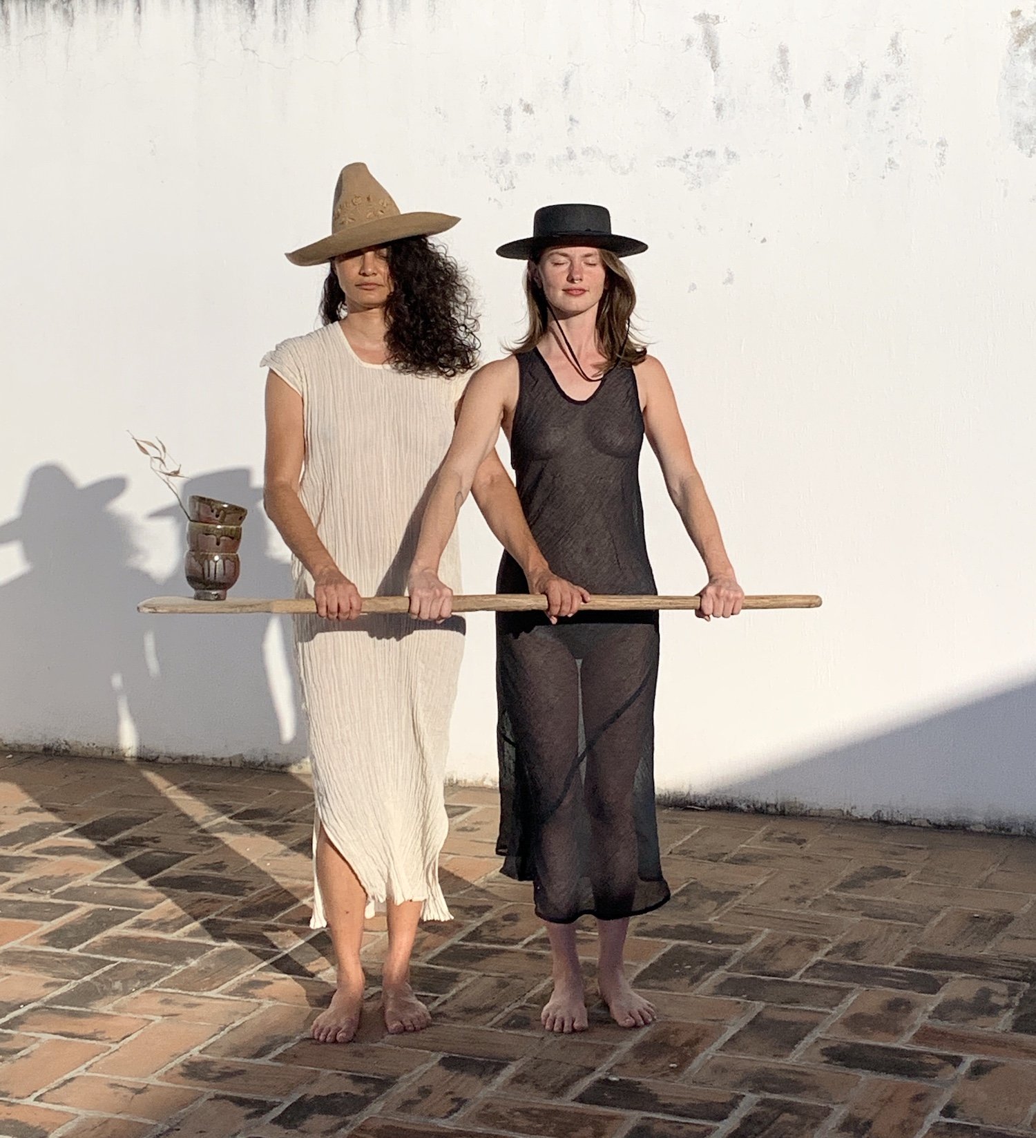 Mexchic gauze cotton clothing natural tunics summer lifestyle collection, shopping in Oaxaca Mexico ethically made sustainable hand woven handmade regenerative cotton natural dyes botanical dyes contemporary fashion Mexican designer boutique luxury c