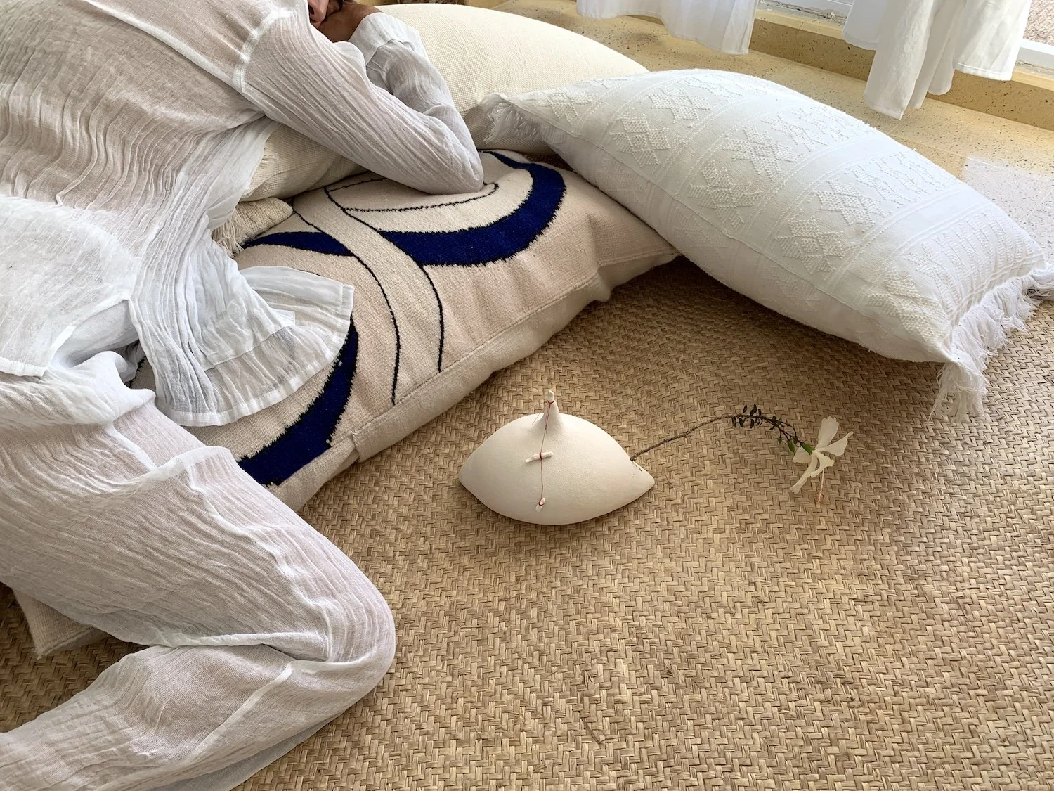 Mexchic gauze cotton clothing natural tunics summer lifestyle collection, shopping in Oaxaca Mexico ethically made sustainable hand woven handmade regenerative cotton natural dyes botanical dyes contemporary fashion Mexican designer boutique luxury c