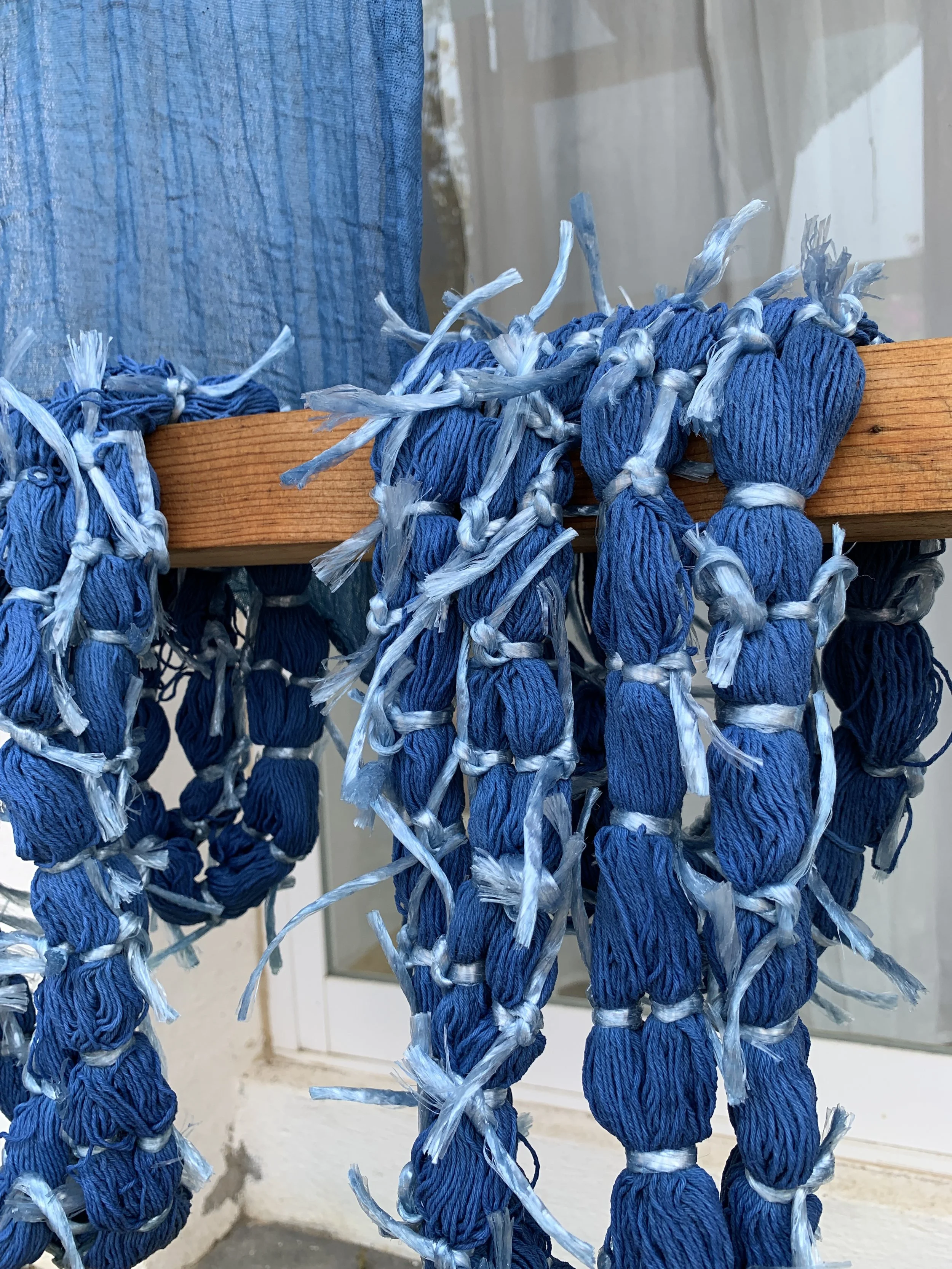 Mexchic exploration of traditional artisanal natural botanical dyes and dying in Oaxaca Mexico, hand dyed pochote ceiba kapok tree seed pod fiber endemic plant cellulose fiber perricon mexican mint marigold añil indigo magnolia rosemary granada pomeg