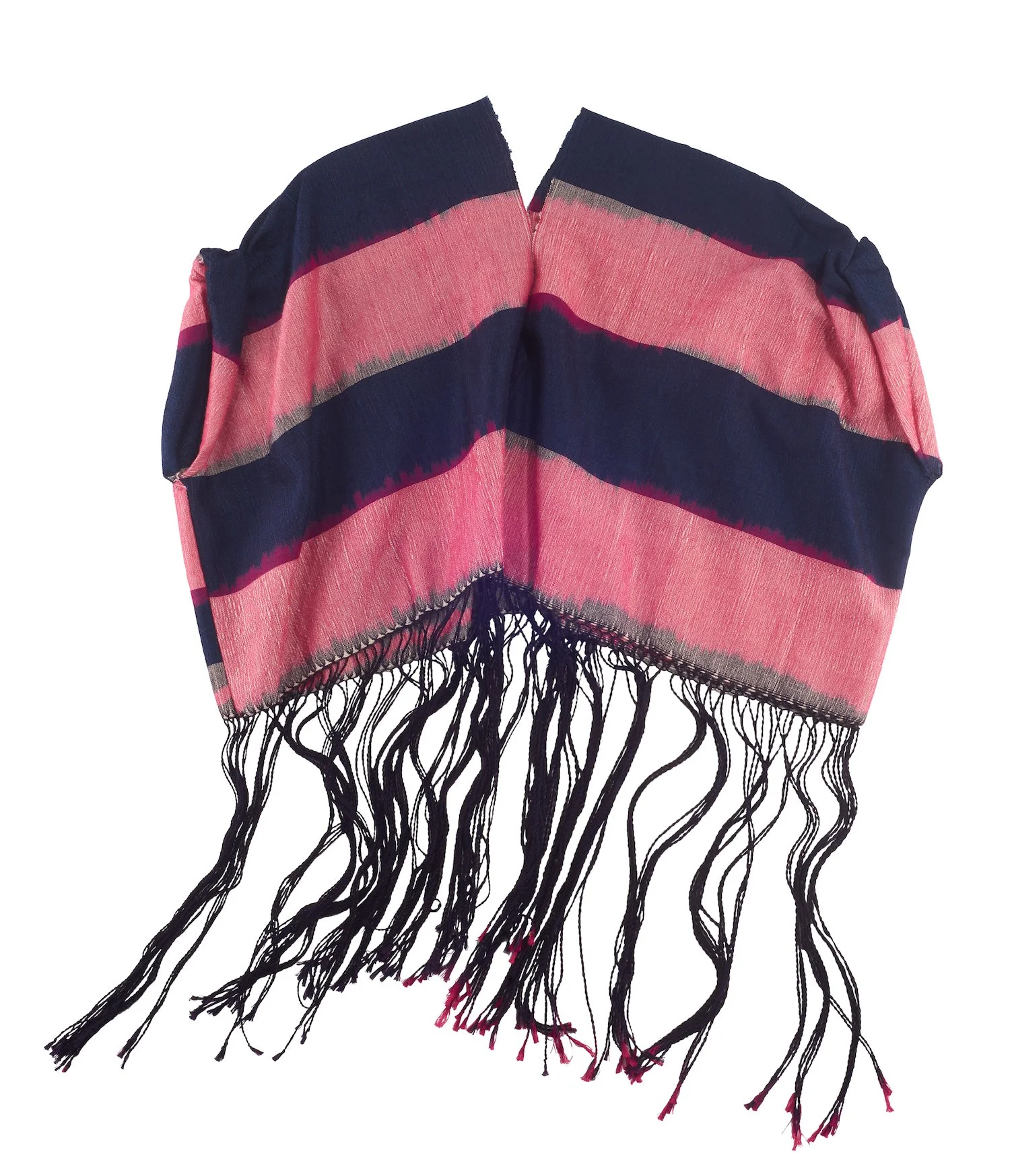 handwoven craft cotton embroidery macrame fringe rebozo shawl mexico mexican oaxaca chiapas toluca tenancingo estado de mexico highend highfashion moda textiles artisan artisanal natural dyes botanical dyes blue black plaid check blouse poncho top sh