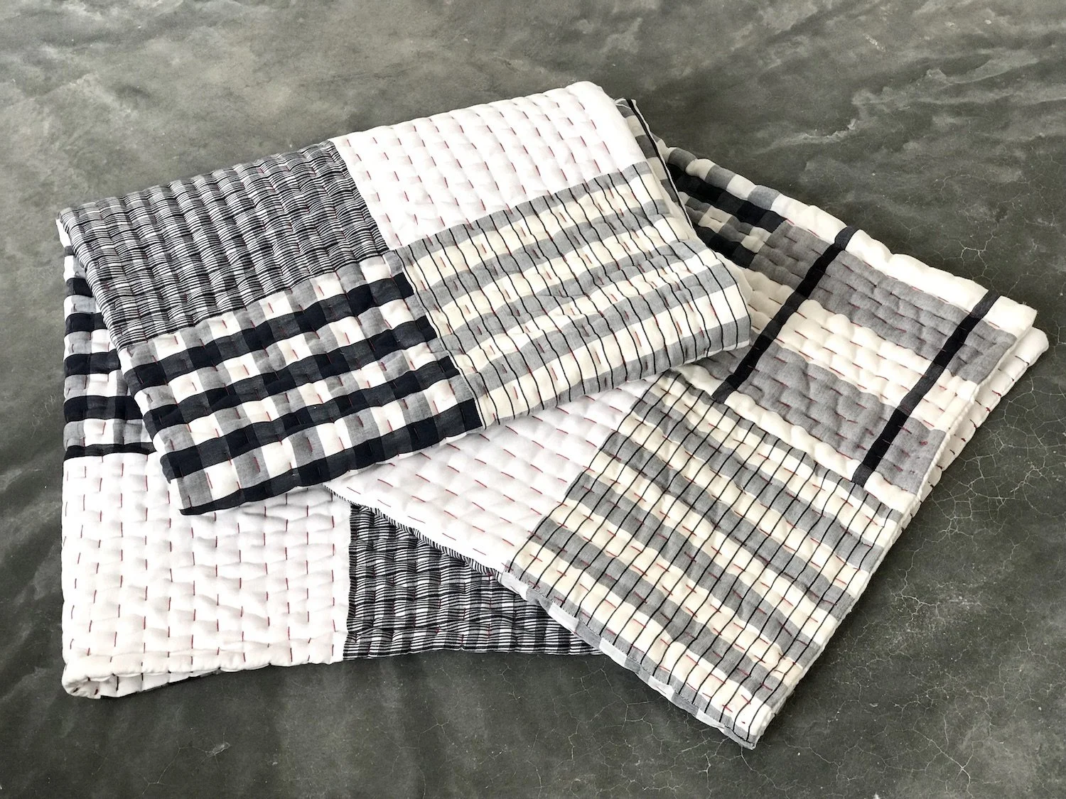 handwoven craft cotton embroidery macrame fringe rebozo shawl mexico mexican oaxaca chiapas toluca tenancingo estado de mexico highend highfashion moda textiles artisan artisanal natural dyes botanical dyes blue black plaid check blouse poncho top sh