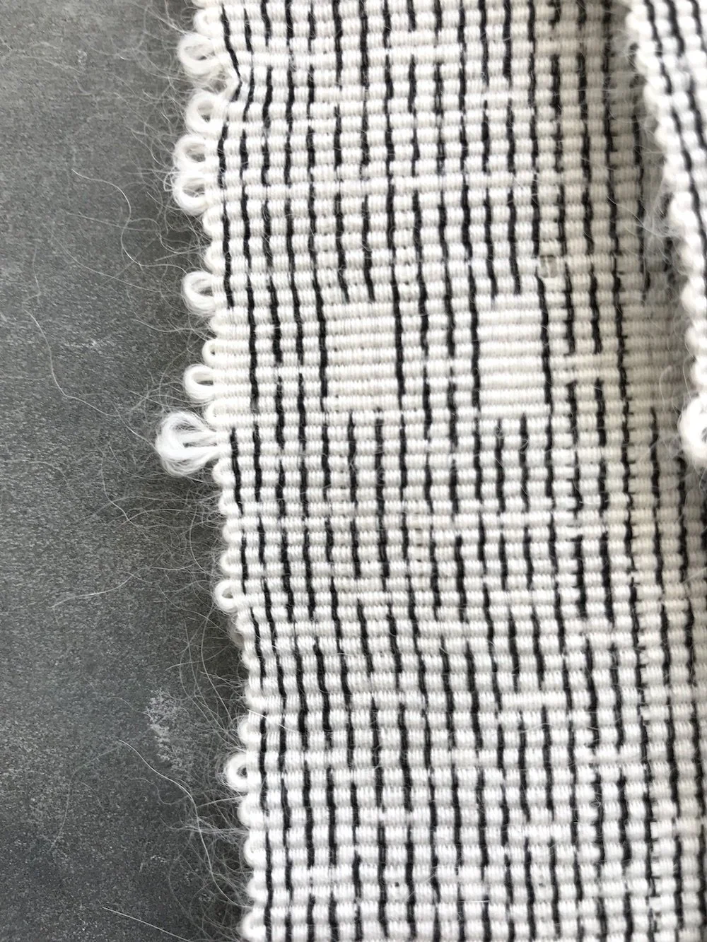 handwoven craft cotton embroidery macrame fringe rebozo shawl mexico mexican oaxaca chiapas toluca tenancingo estado de mexico highend highfashion moda textiles artisan artisanal natural dyes botanical dyes blue black plaid check blouse poncho top sh