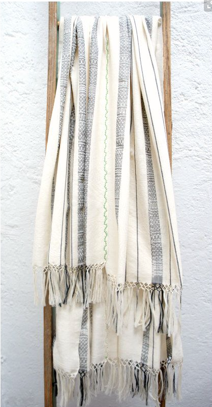 handwoven craft cotton embroidery macrame fringe rebozo shawl mexico mexican oaxaca chiapas toluca tenancingo estado de mexico highend highfashion moda textiles artisan artisanal natural dyes botanical dyes blue black plaid check blouse poncho top sh