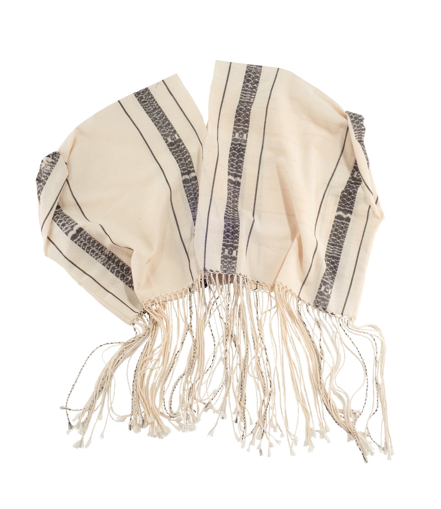 handwoven craft cotton embroidery macrame fringe rebozo shawl mexico mexican oaxaca chiapas toluca tenancingo estado de mexico highend highfashion moda textiles artisan artisanal natural dyes botanical dyes blue black plaid check blouse poncho top sh