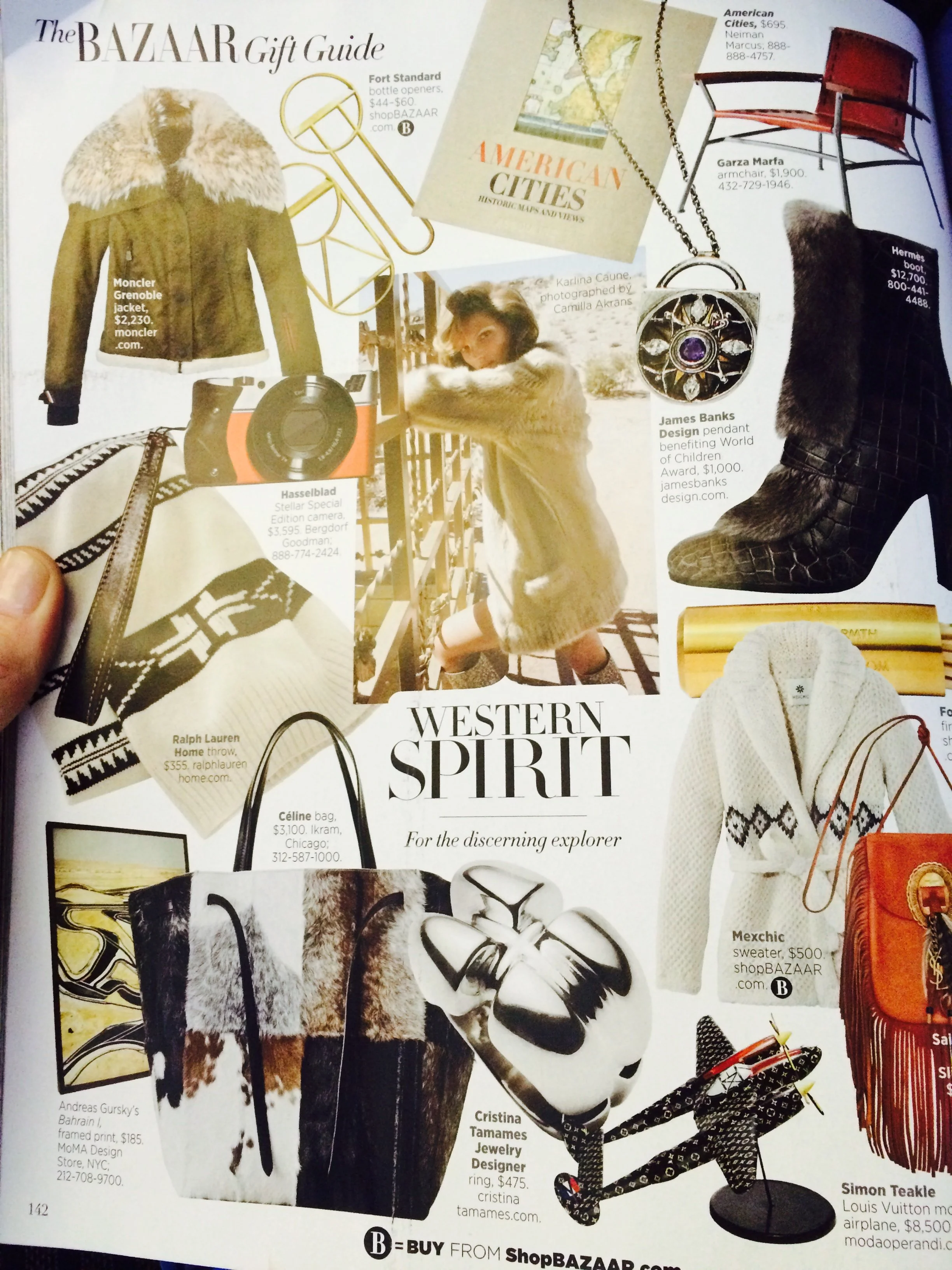 Harper's Bazaar Magazine Mexchic wool sweater hand knit woven wool mexico oaxaca craft textiles