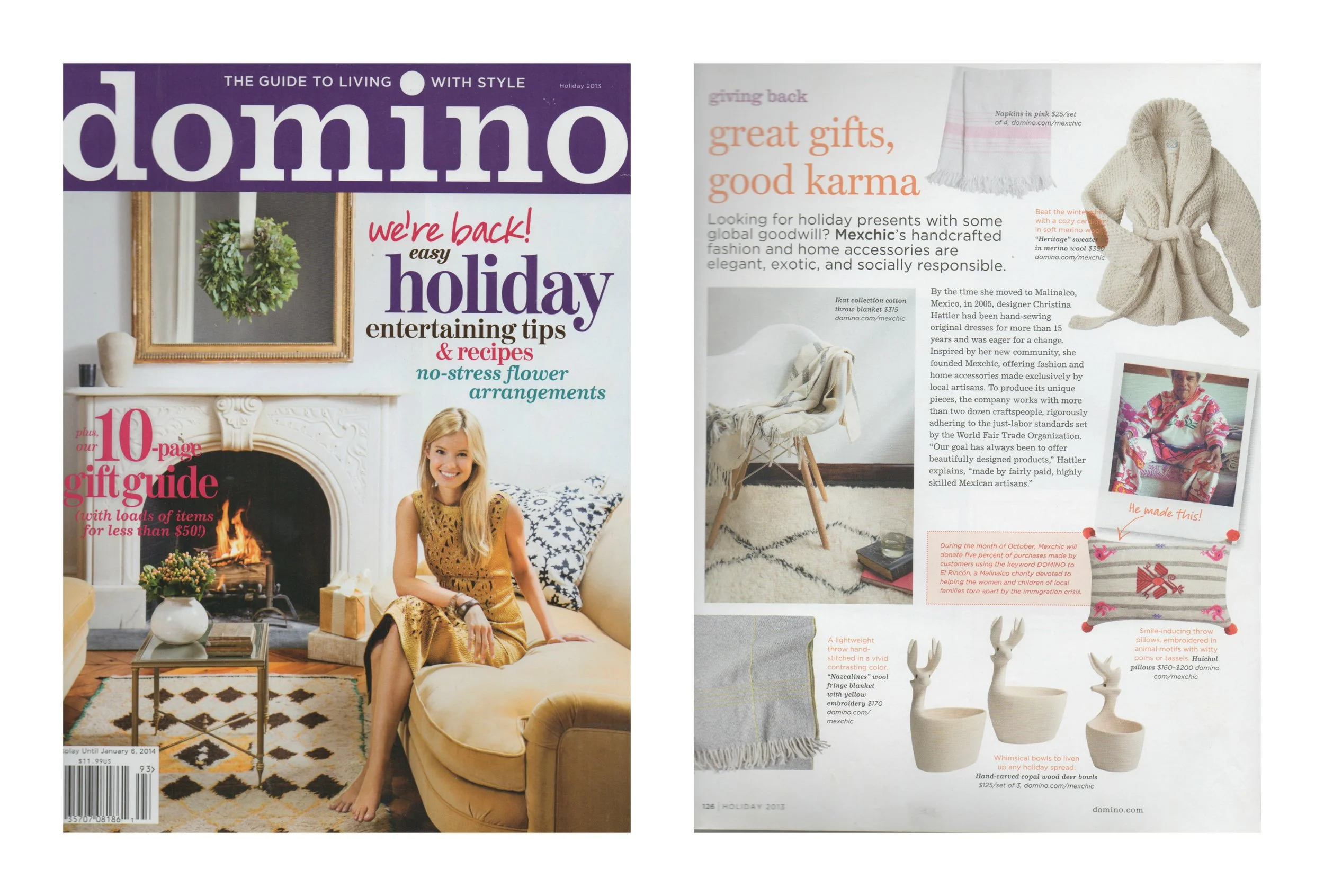 Domino magazine mexchic textiles sweater shopping in oaxaca mexico 