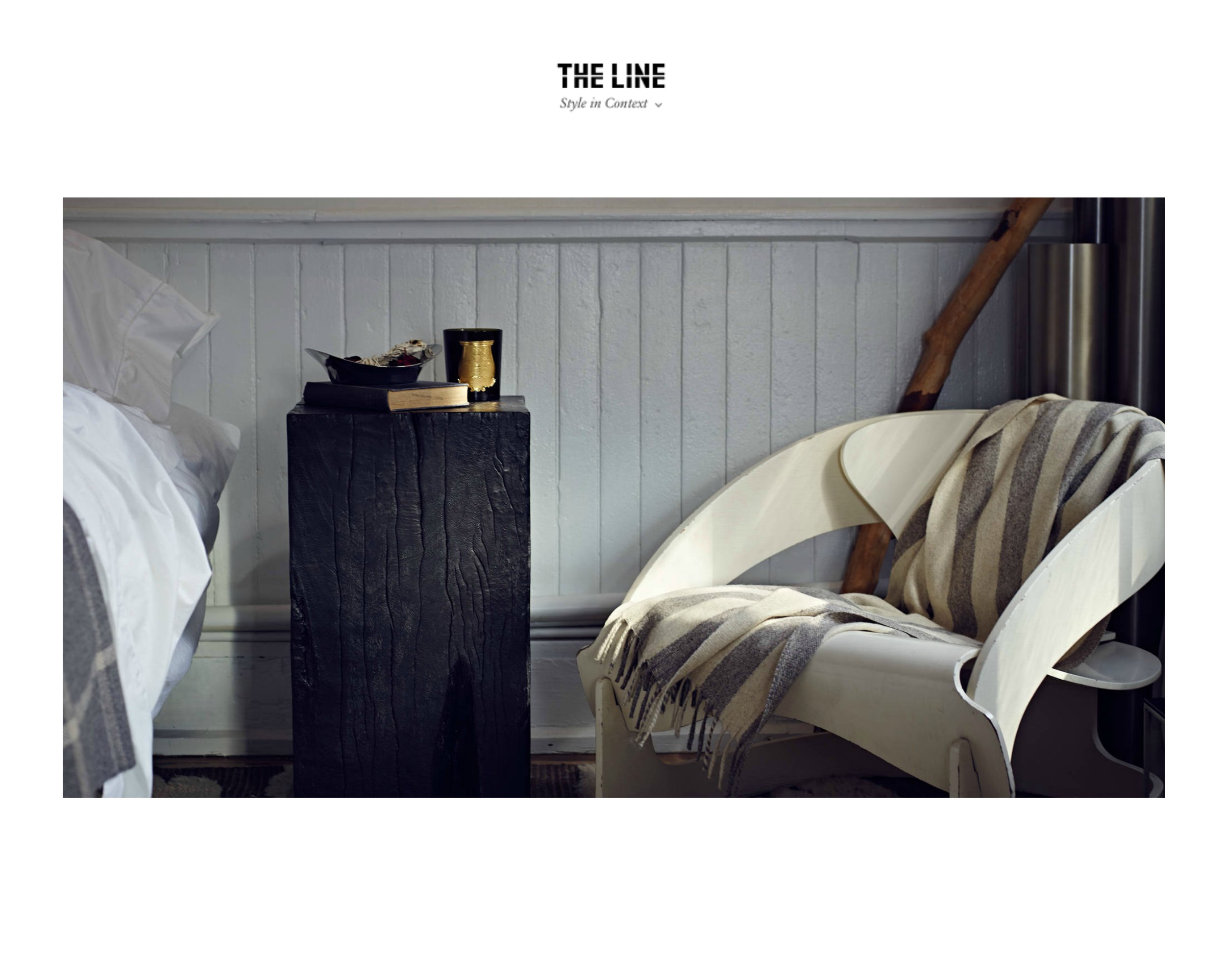 The Line New York Los Angeles luxury store Mexchic textiles blanket wool Mexico Oaxaca