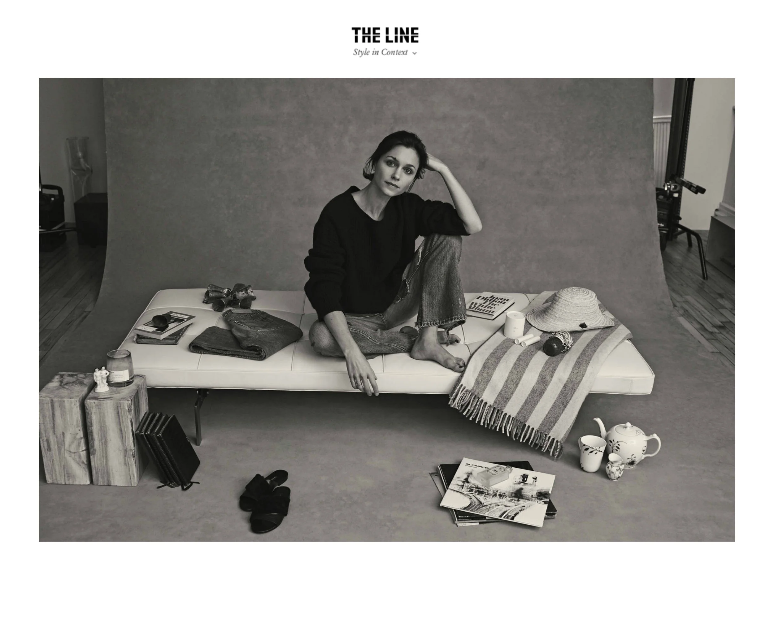 The Line New York Los Angeles luxury store Mexchic textiles blanket wool Mexico Oaxaca
