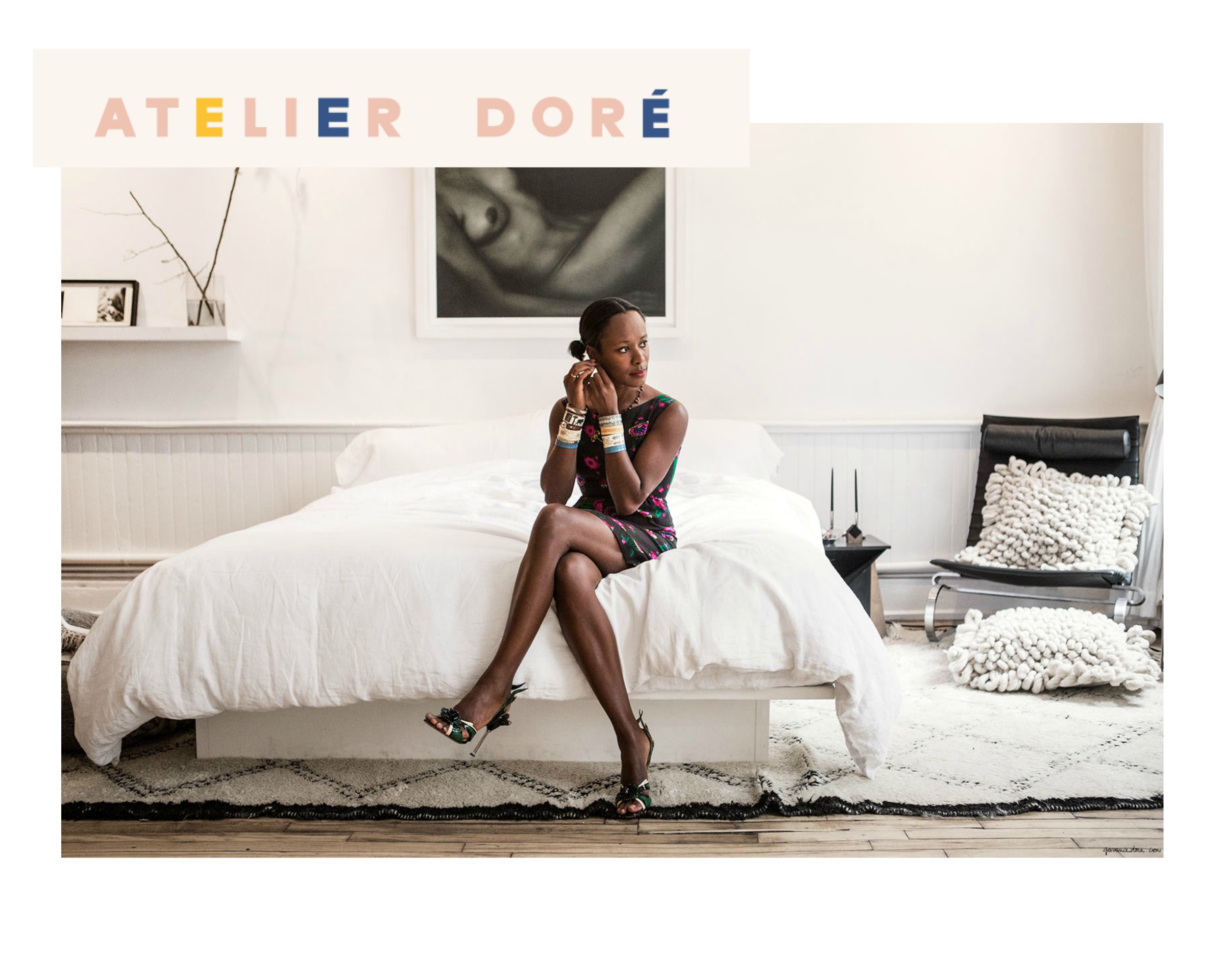 Garance dore Mexchic wool loop pillow 