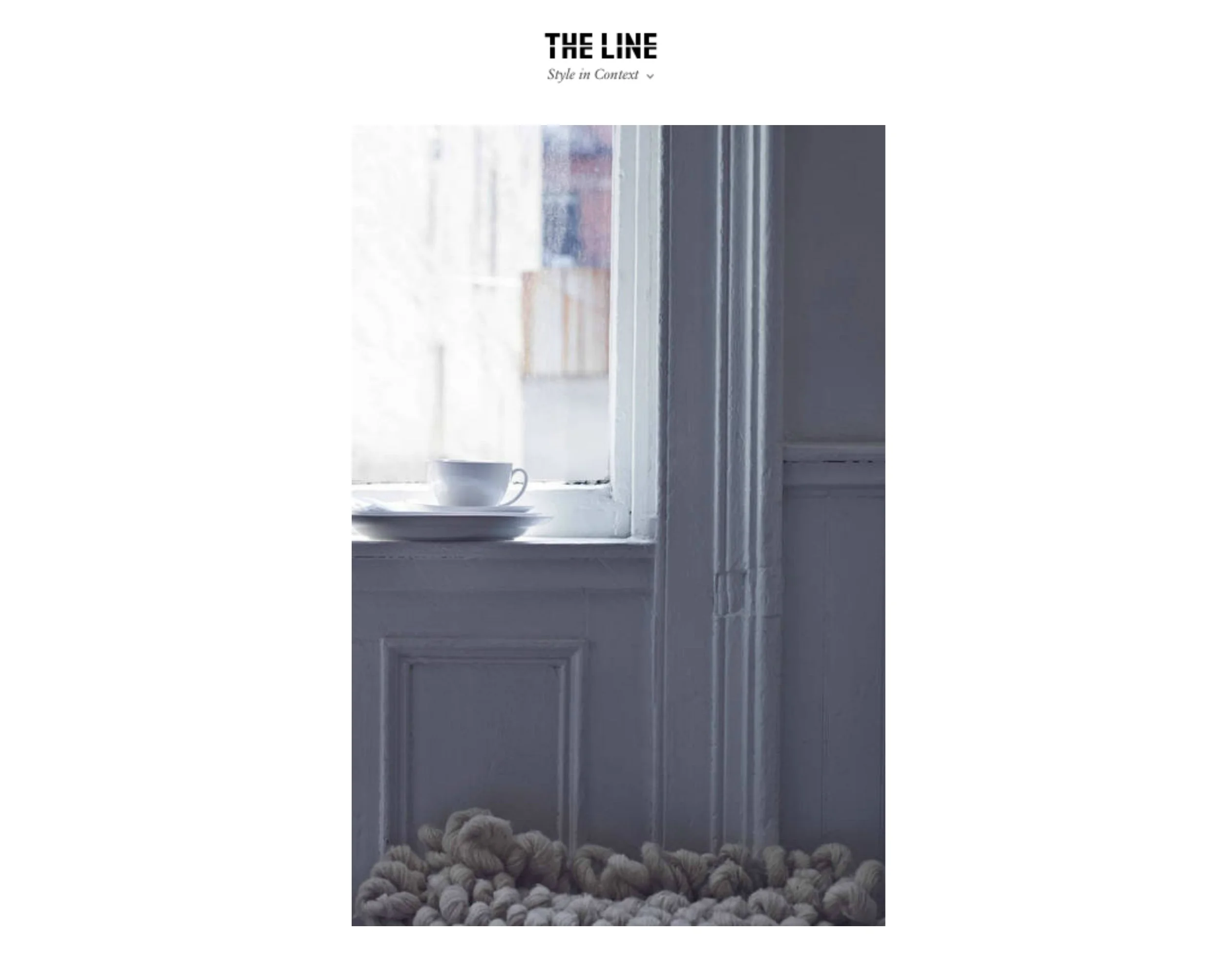 The Line New York Los Angeles luxury store Mexchic textiles blanket wool Mexico Oaxaca