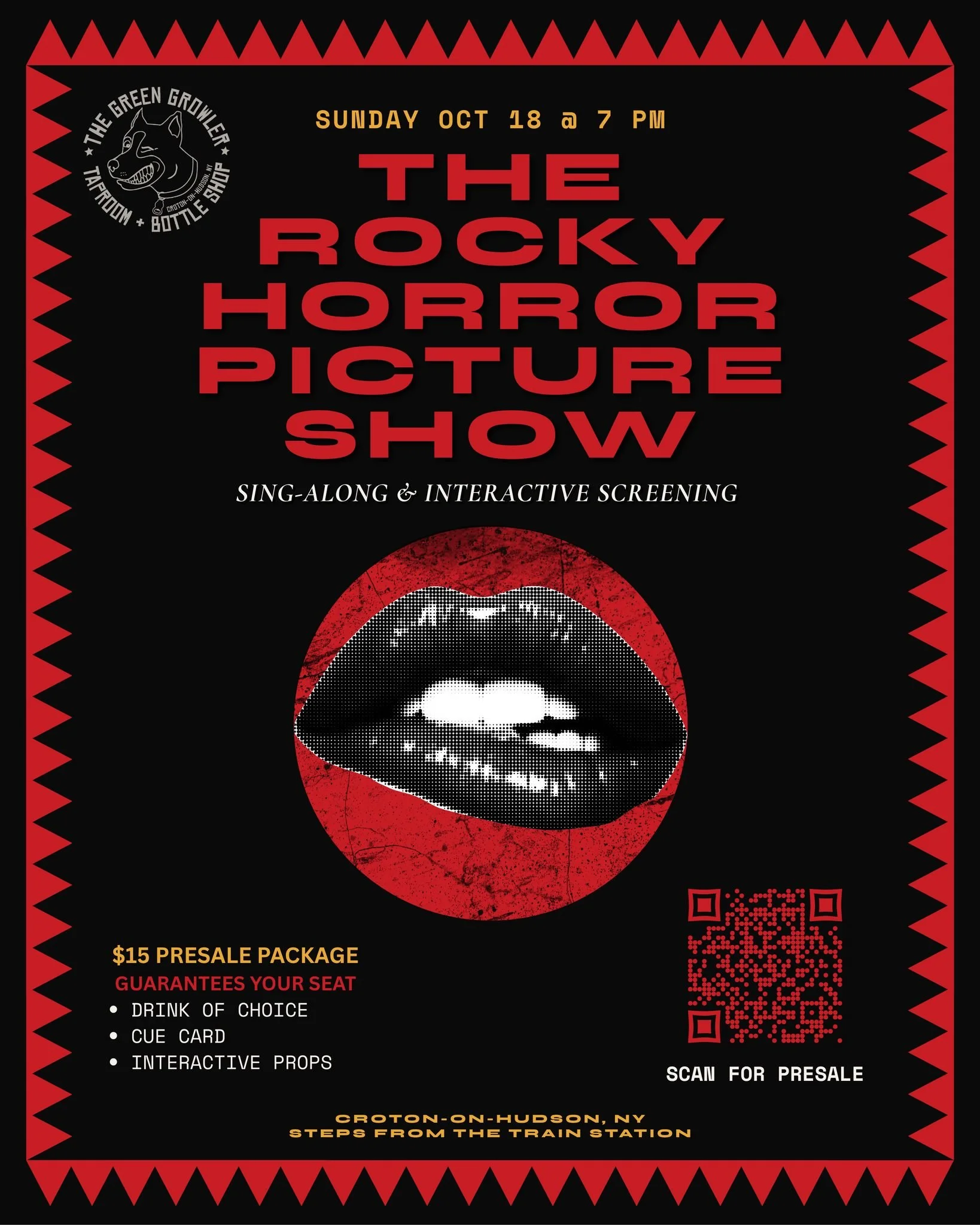 I SEE YOU SHIVER WITH ANTICI&hellip;PATION! 💋

Calling all creatures of the night, sweet transvestites, and floor-show regulars! This Sunday, October 18th at 7 PM, we&rsquo;re honoring the late, great Tim Curry with a full-throttle Rocky Horror Pict