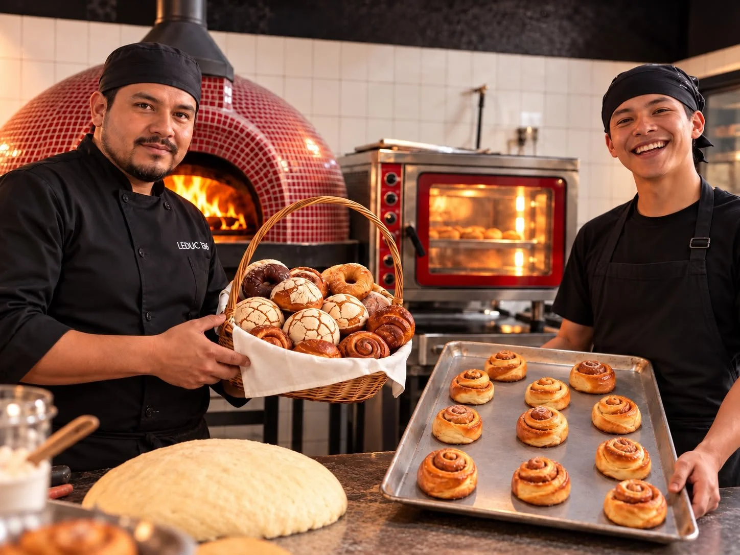 Panadería artesanal Leduc 136: nuestros panaderos hacen pan fresco para el desayuno