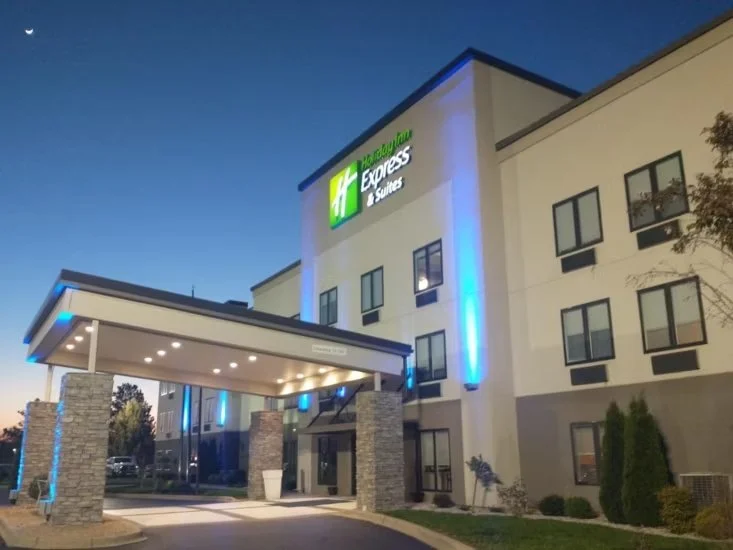 Exterior of Holiday Inn Express at 300 Franks Drive, Madison, Indiana