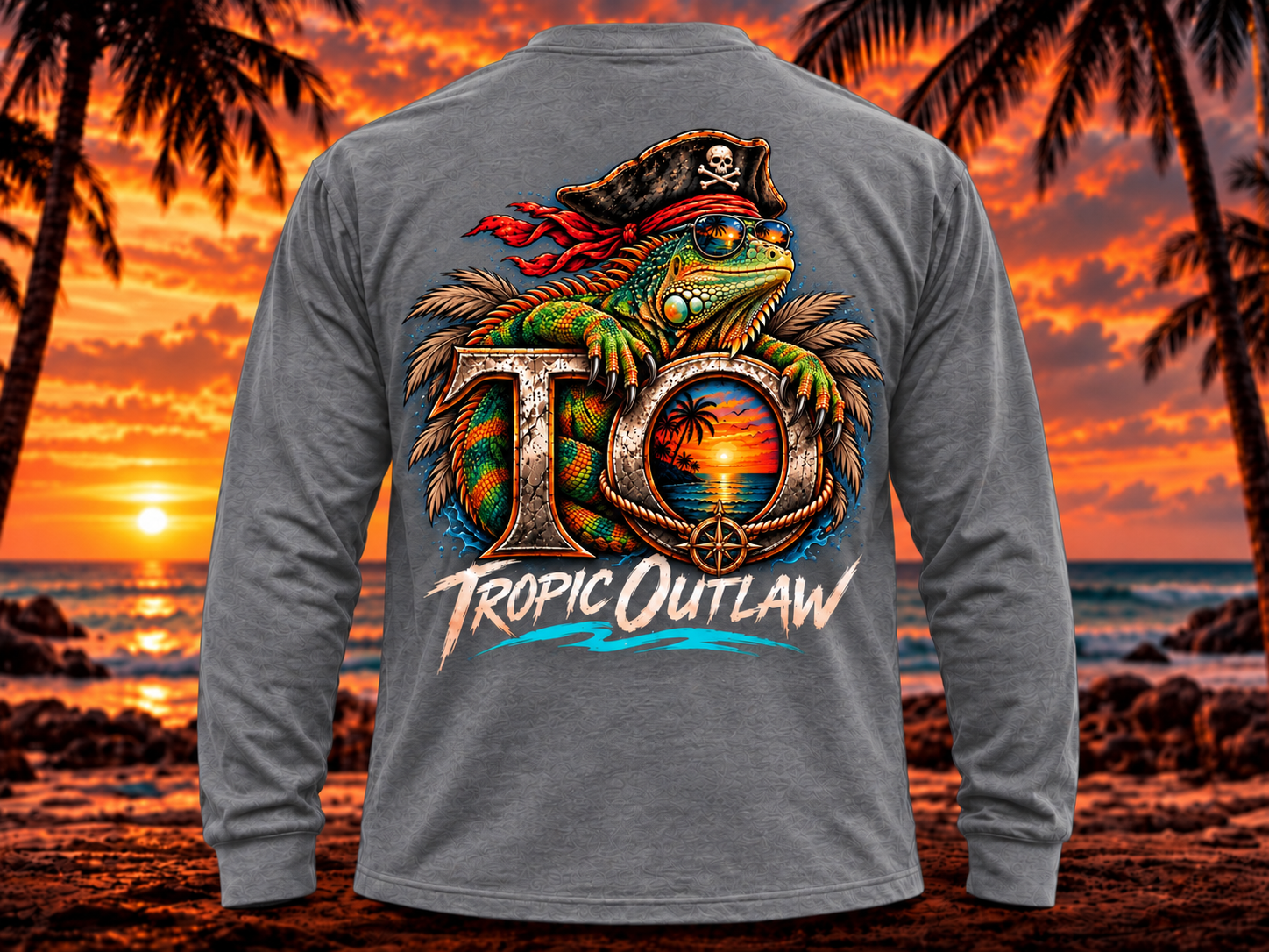 Iguana Raider Long Sleeve Tee