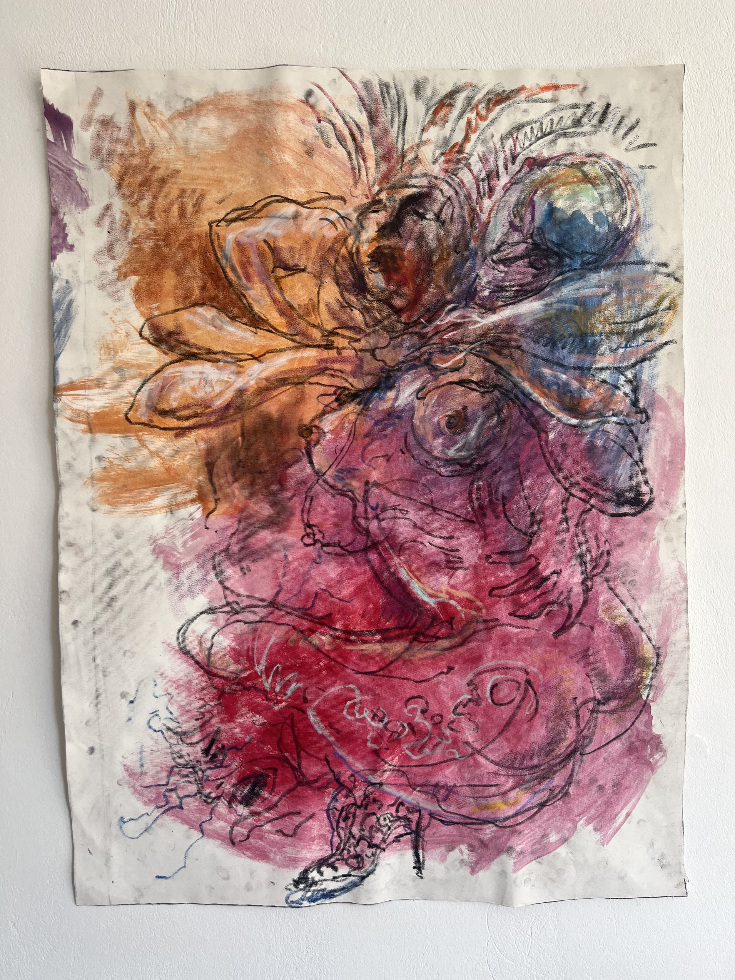 EMBRACE
mixed media, canvas
40x30 inches