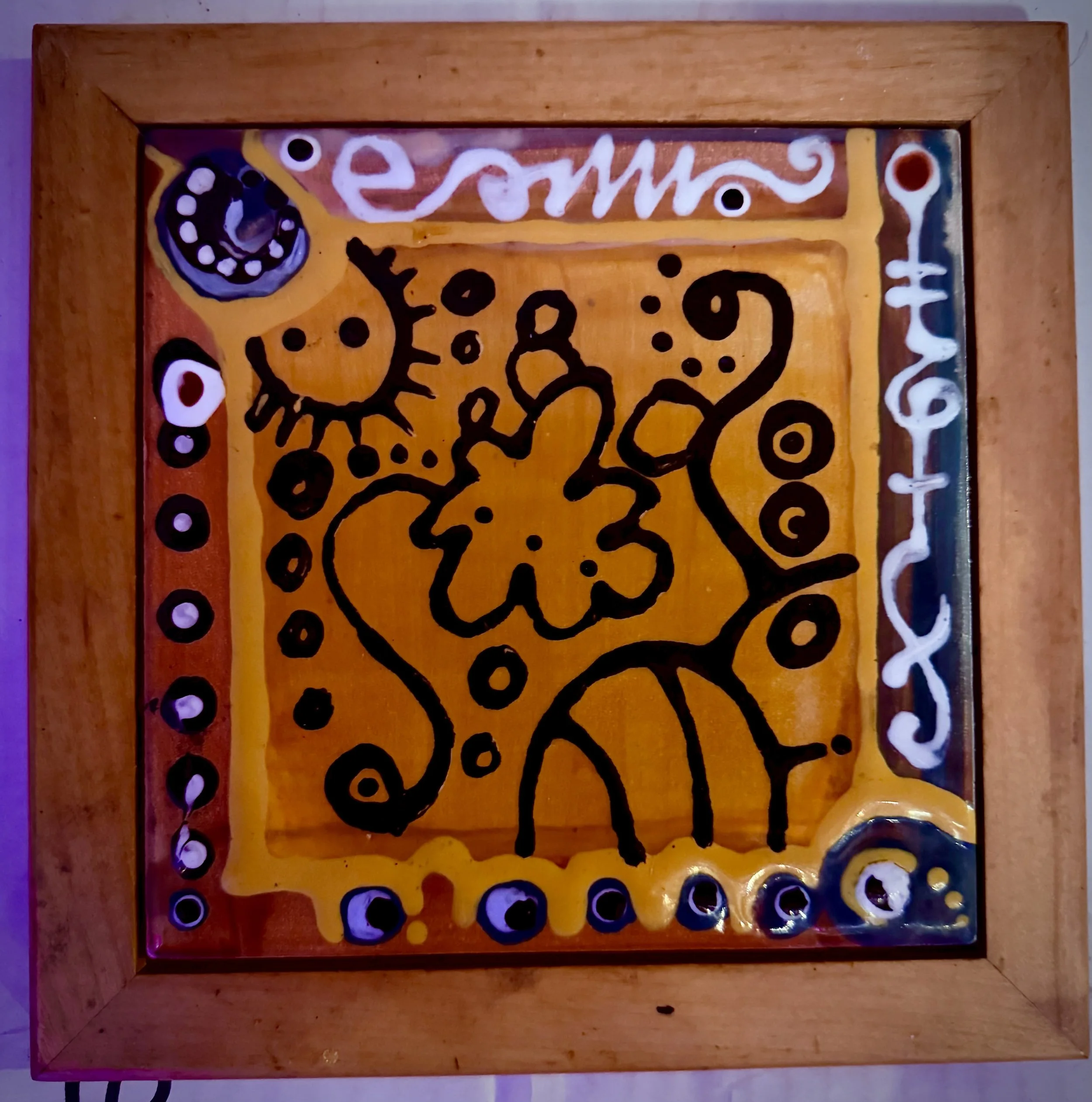glaze on ceramic