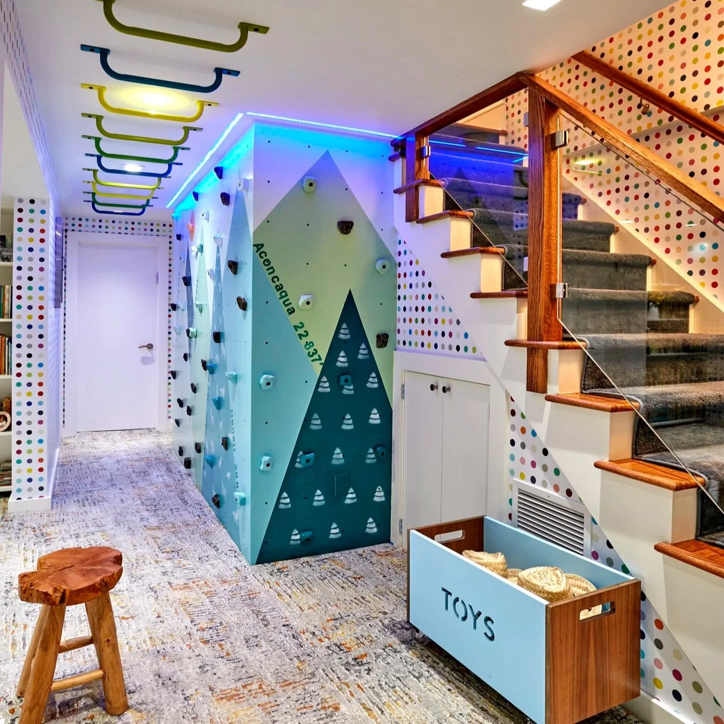 A Basement That Does It All