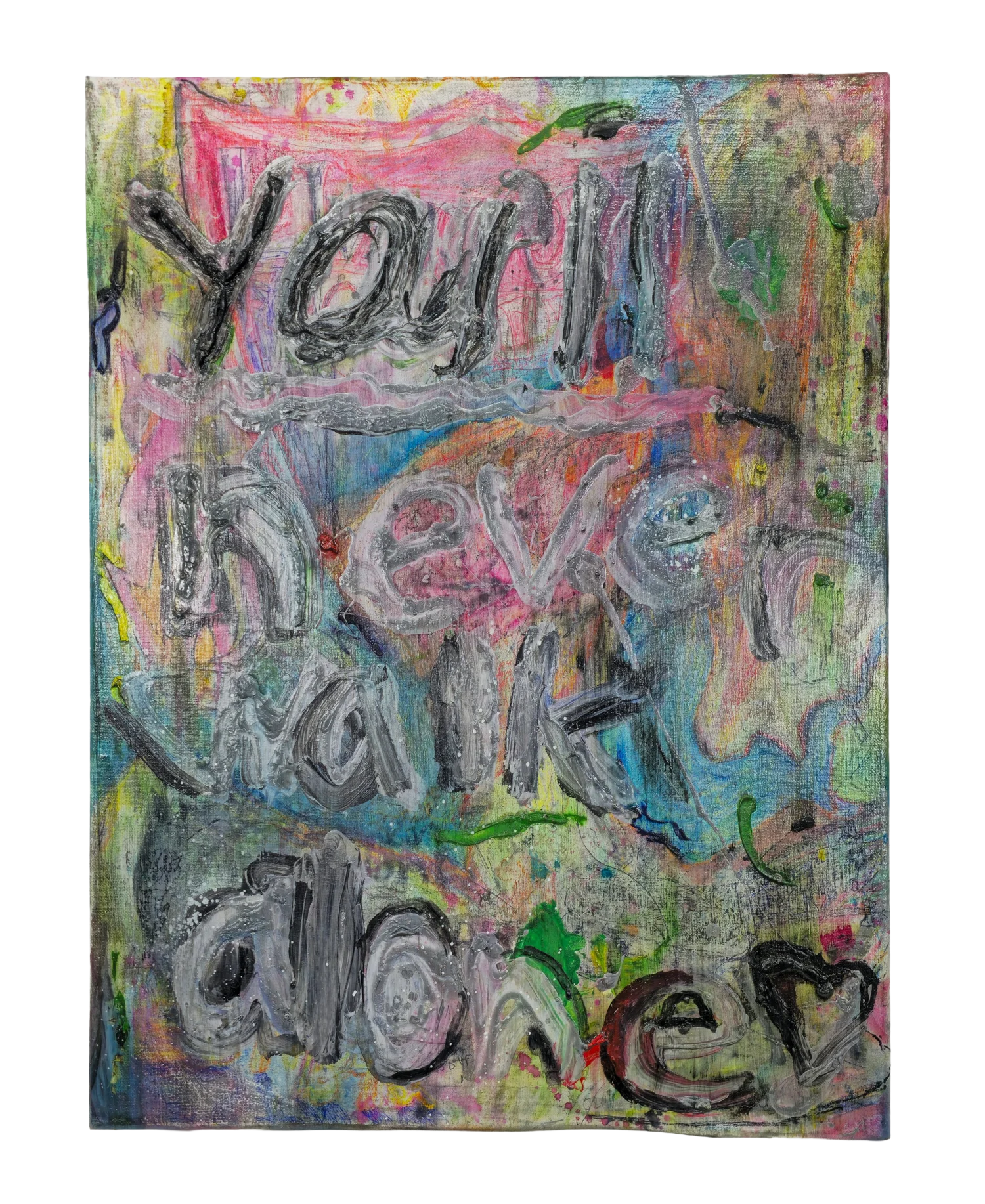 You'll never walk alone/ Liverpool, 2025, mixed media on canvas, 18x 24" (S)