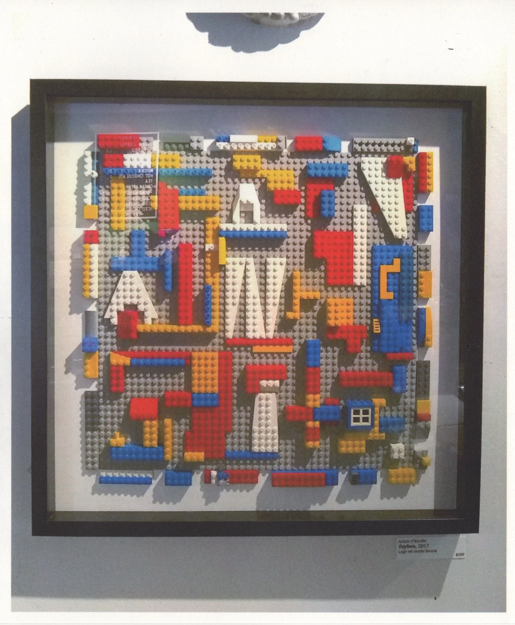 Rush hour 1, 2017, lego on baseplate, 19.6"x 19.6"