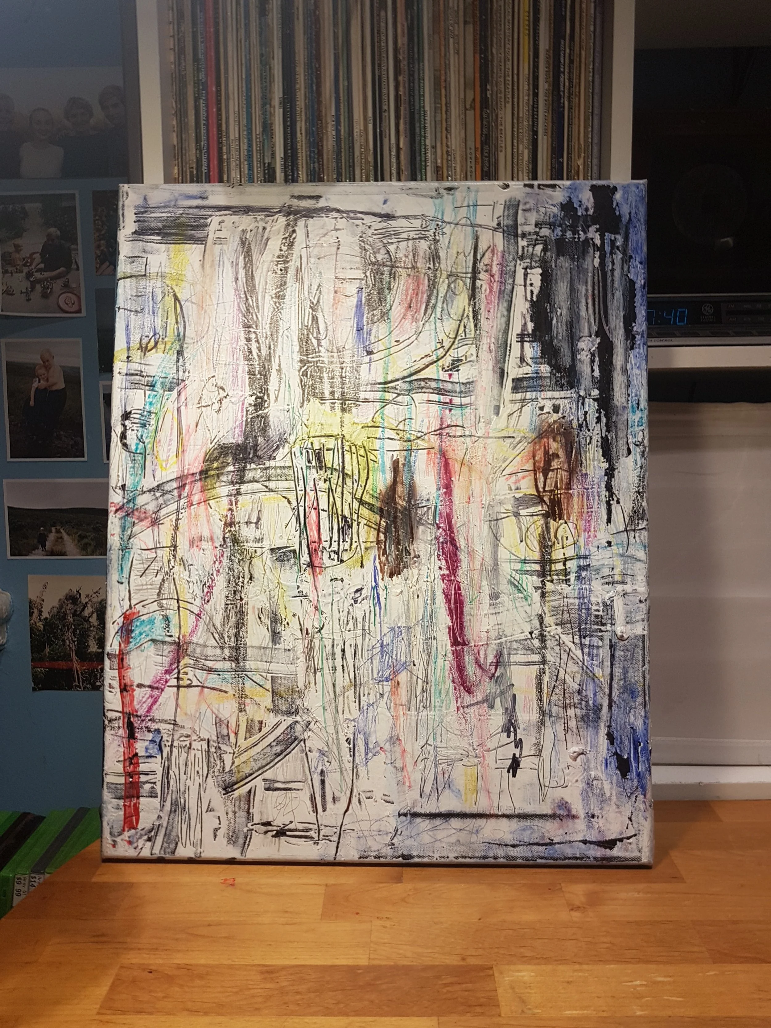 Untitled, 2016, mixed media on canvas