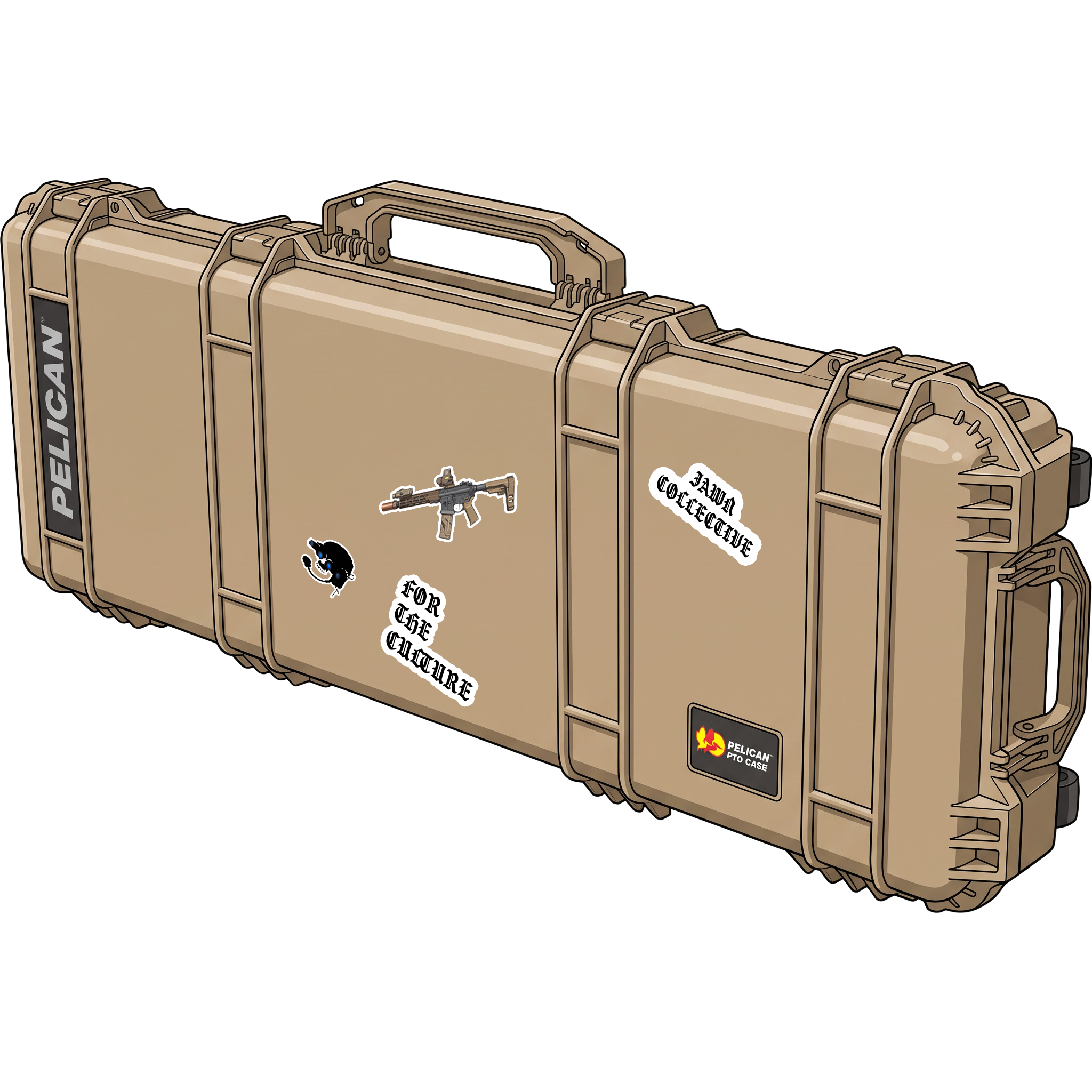 LIMITED EDITION JAWNcollective hardcase sticker