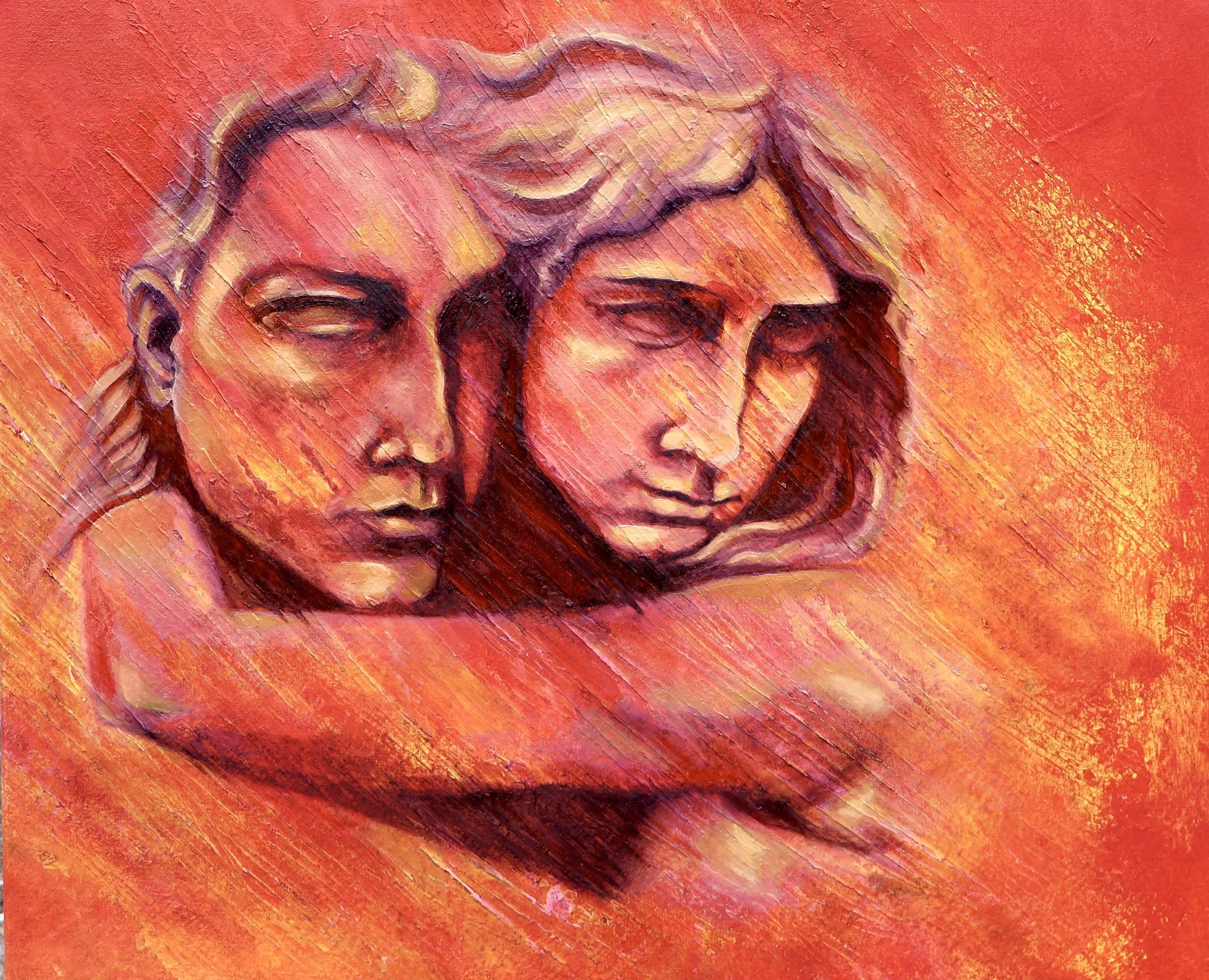 Résilience, 2026. Oil on canvas — 46 × 38 cm / 18 × 15 in.