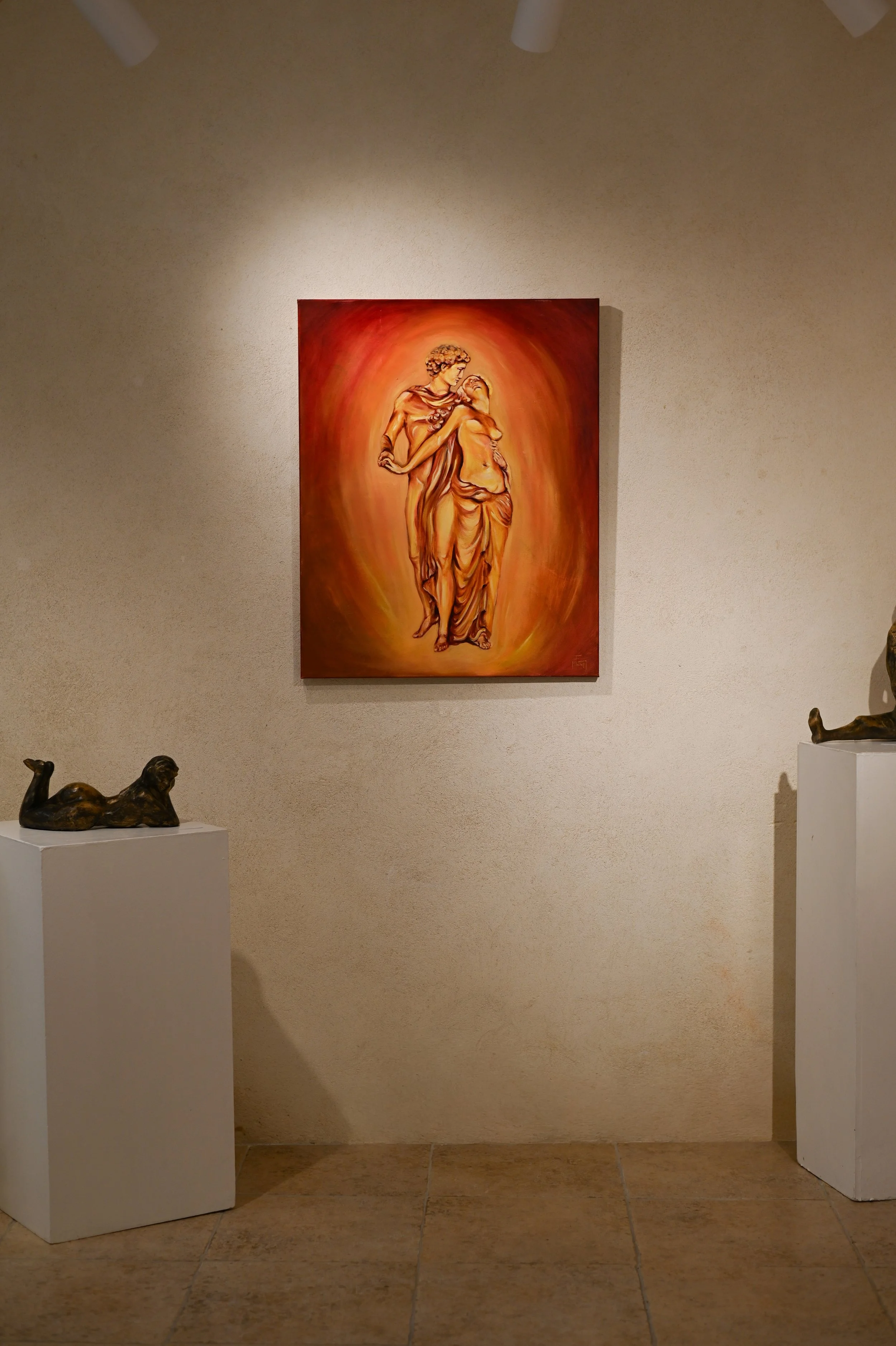 Peinture à l'huile mythologie grecque