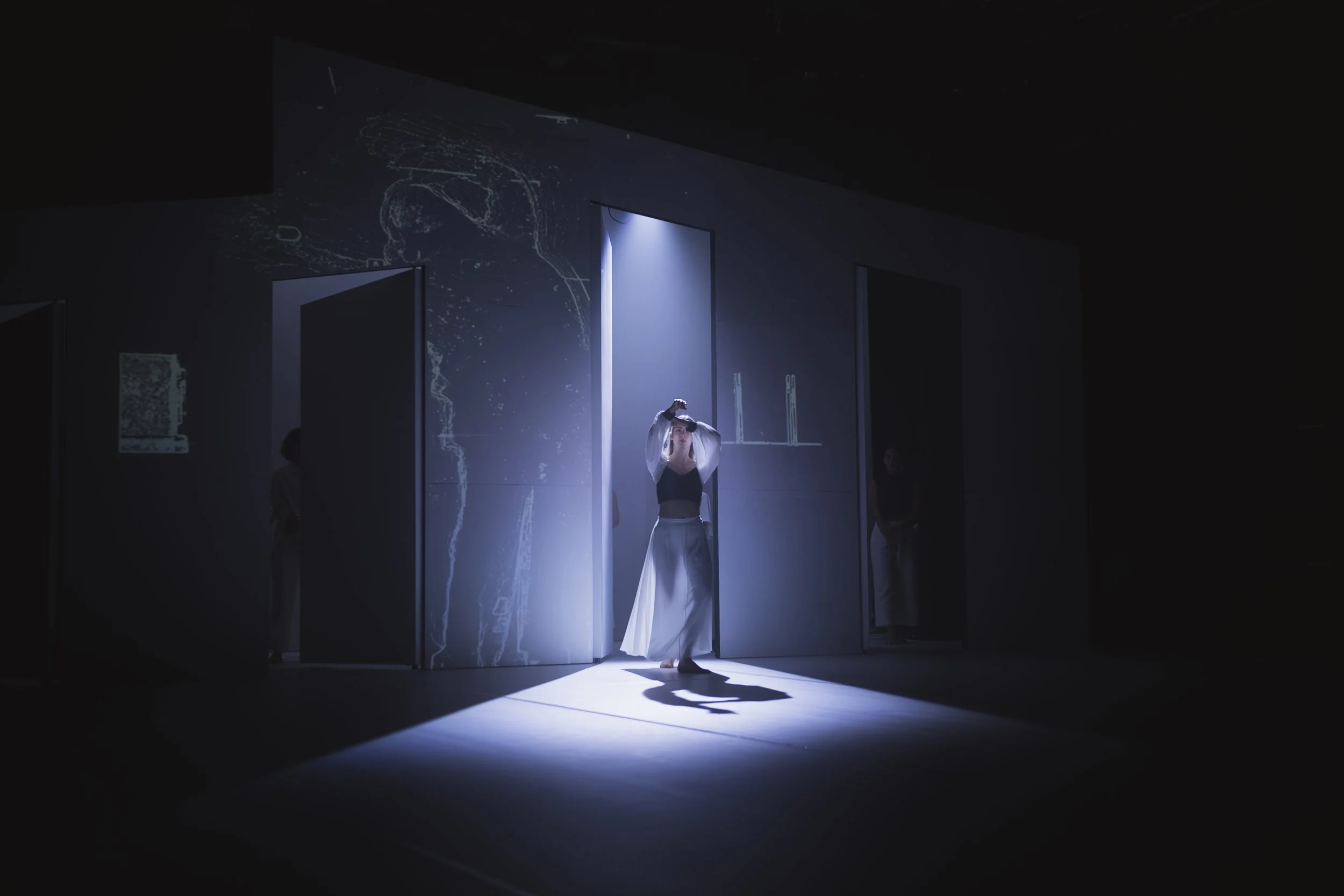 Gesturing Weaving Unfolding (Set and Costume)