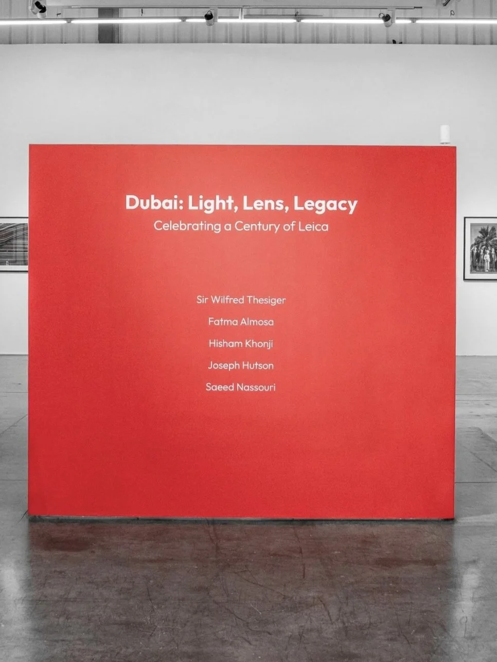 Dubai: Light, Lens, Legacy exhibition at FN Designs, celebrating a century of Leica.