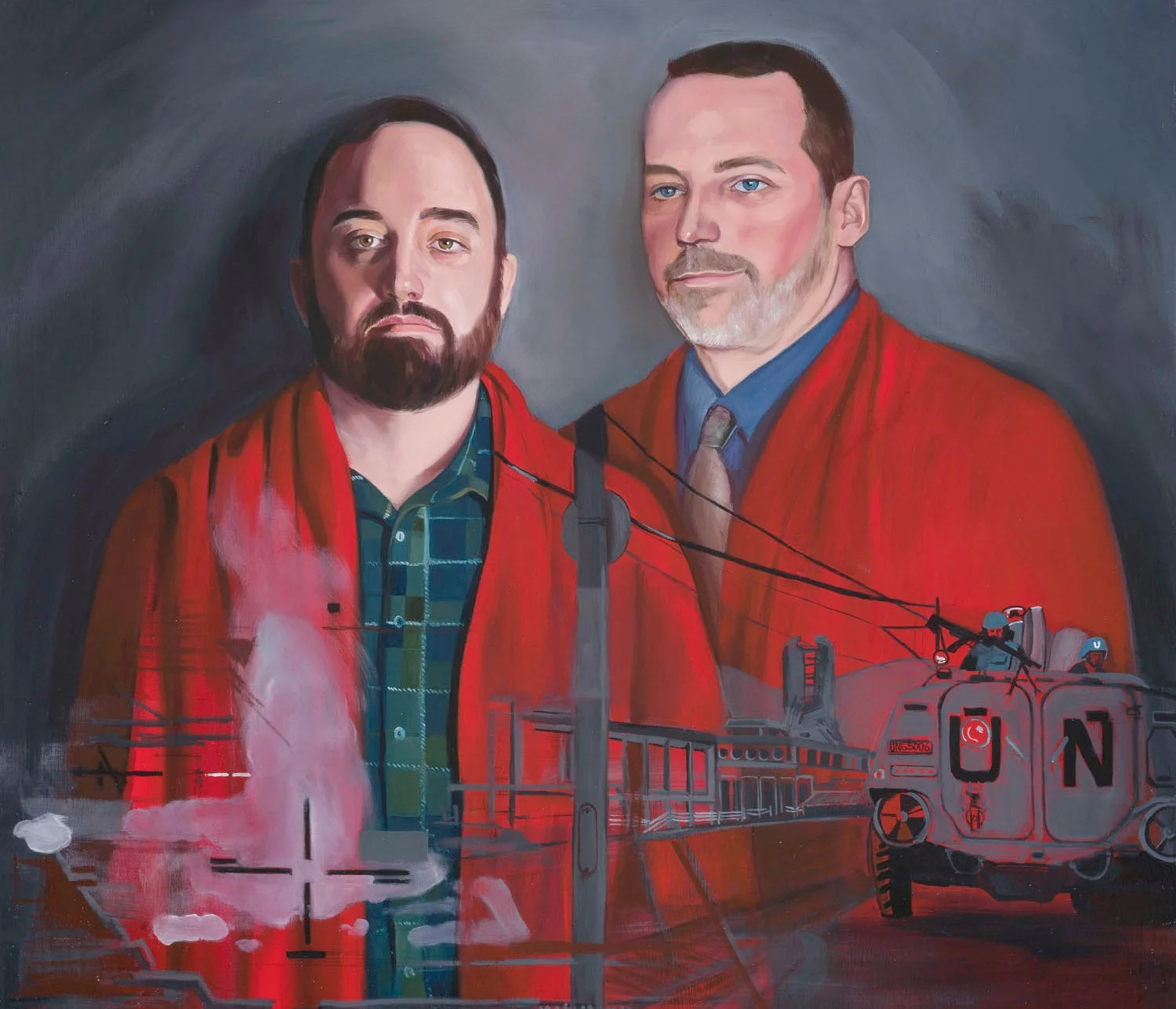 Mahshid Farhoudi, "Red Blanket Project Series"
