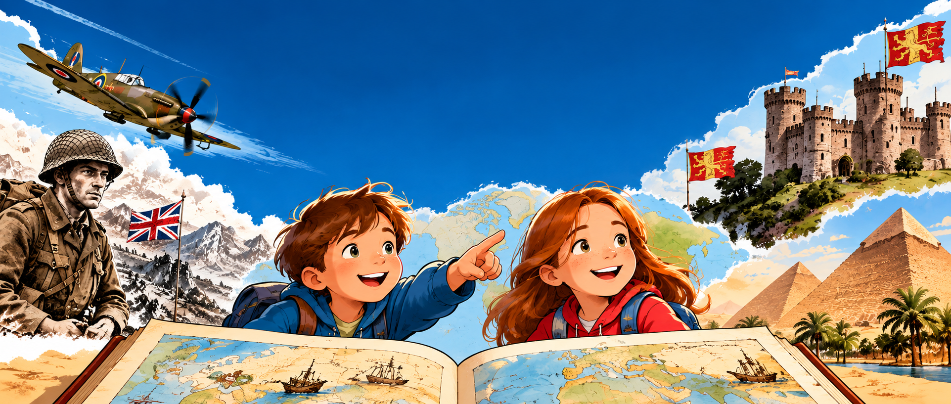 History for kids homepage image