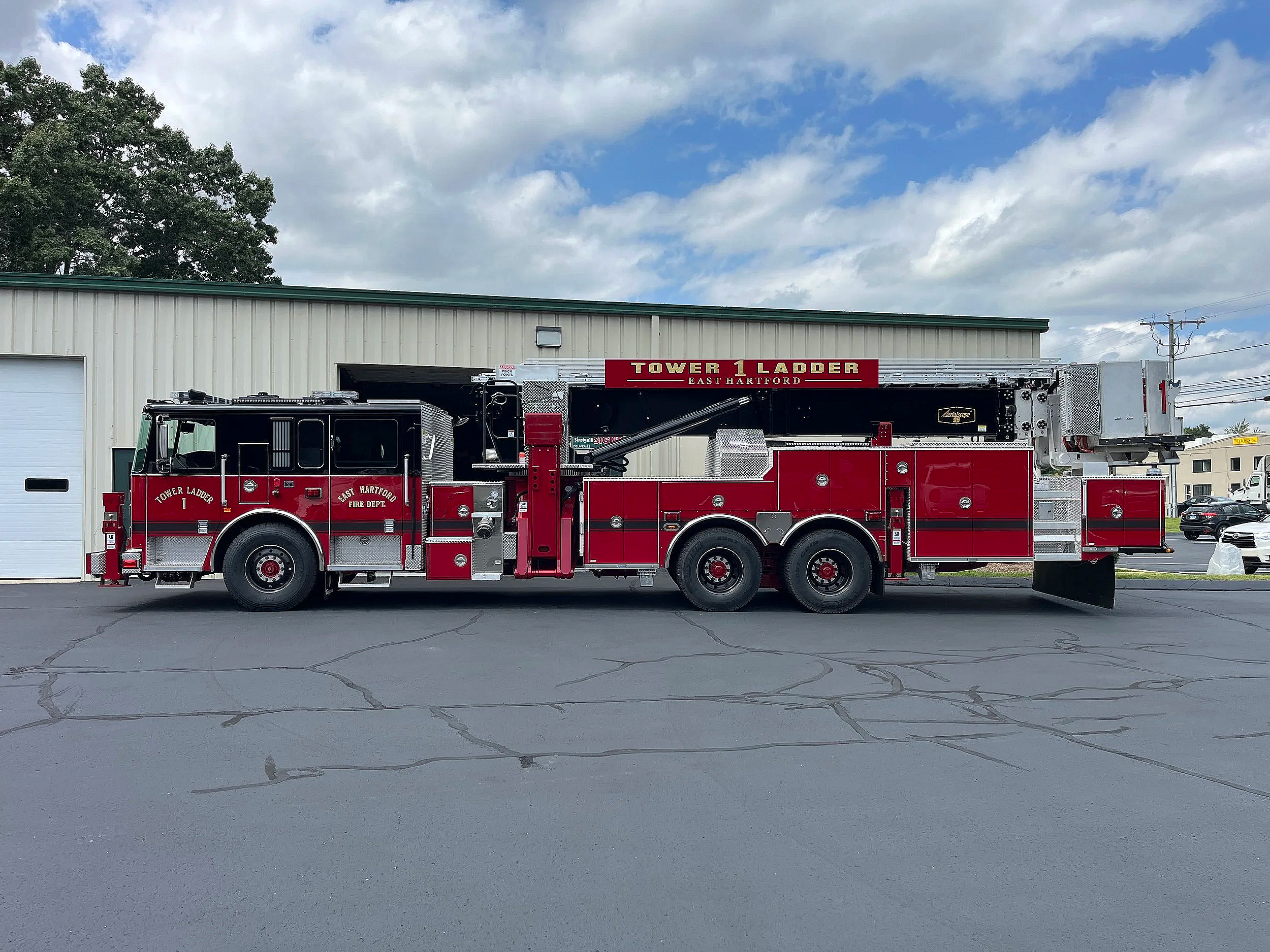 East Hartford FD striping and lettering