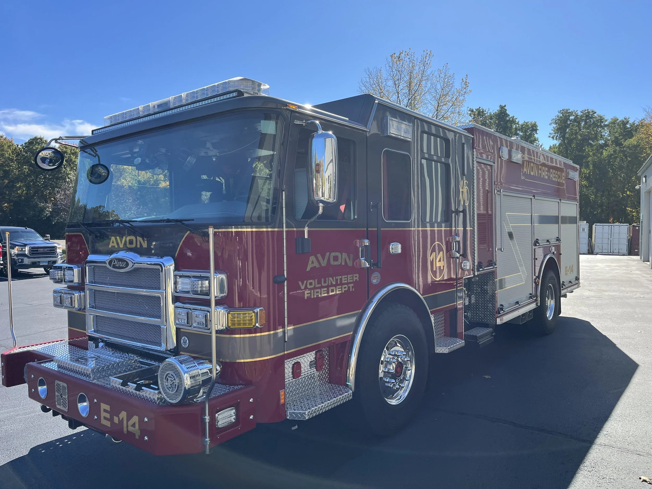 Avon Fire Dept Engine 14 Stripe and Lettering