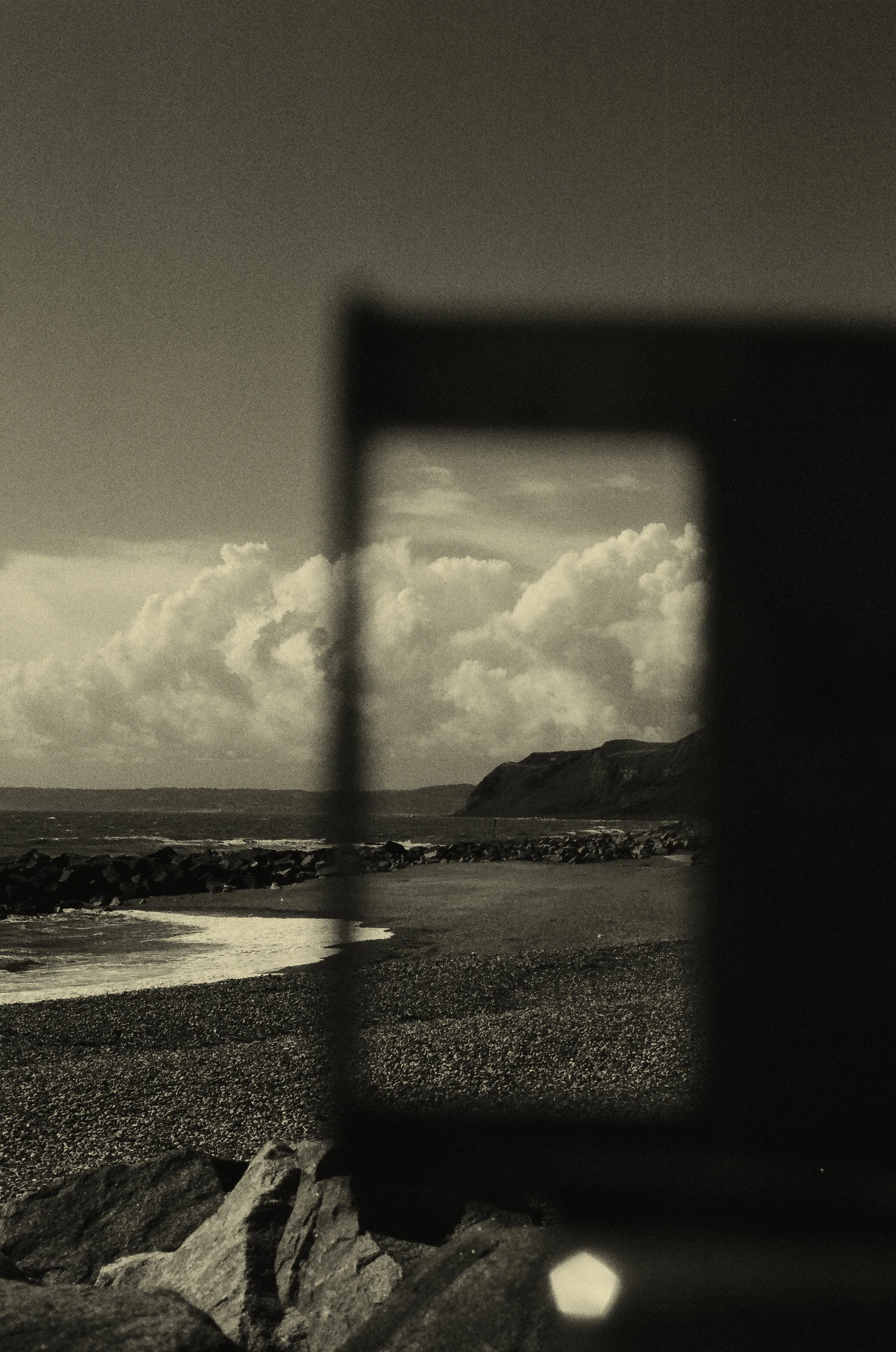 Sky in mirror