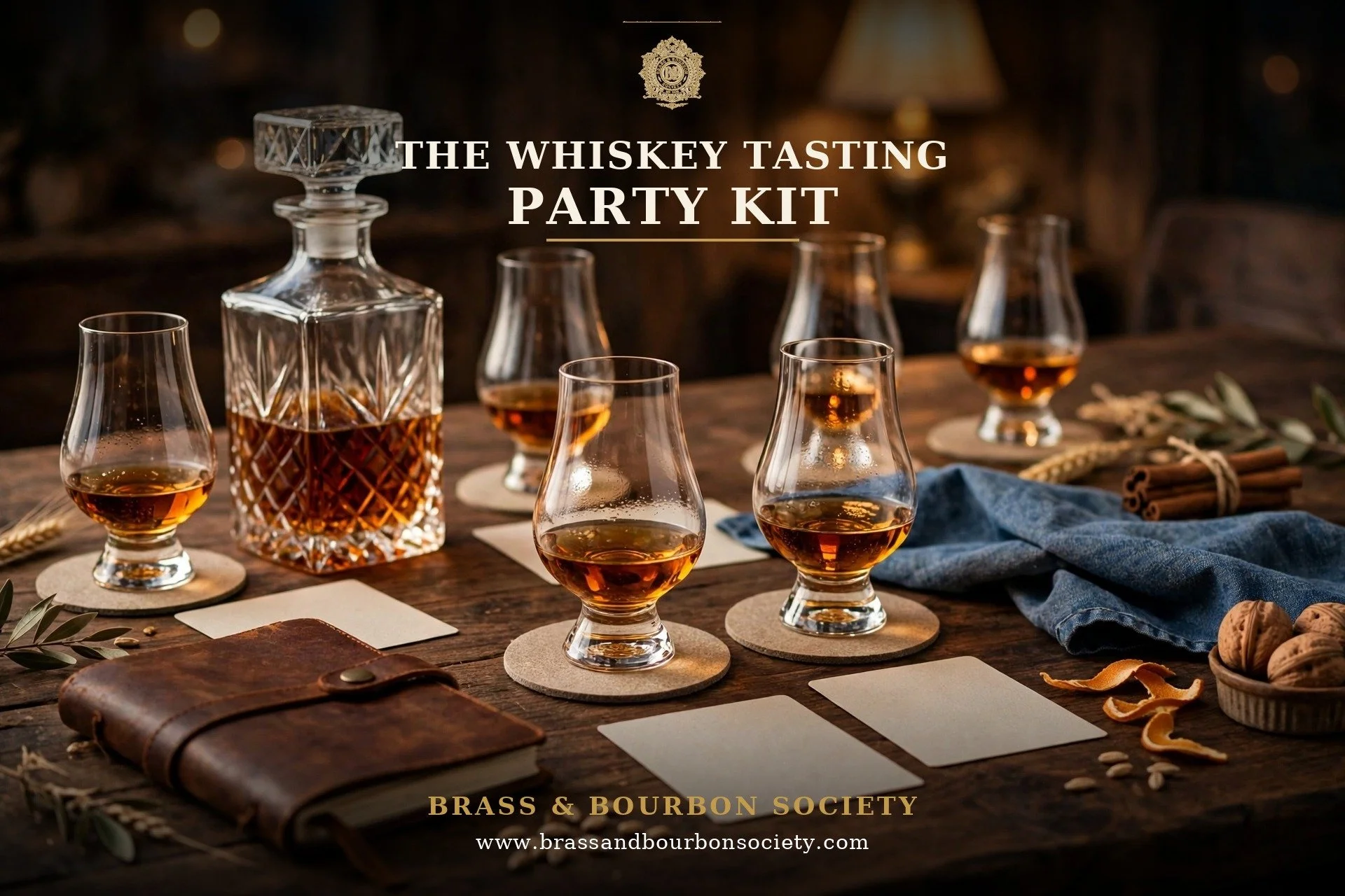 The Whiskey Tasting Party Kit