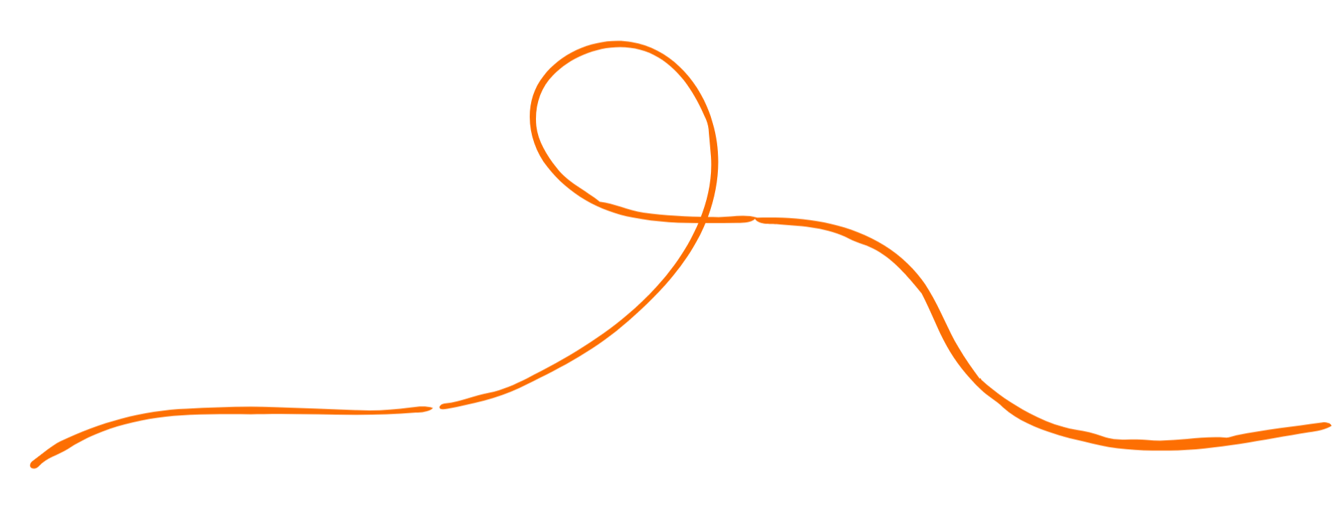 An orange line illustration of a muscular human face profile, focusing on the facial muscles in a side view.
